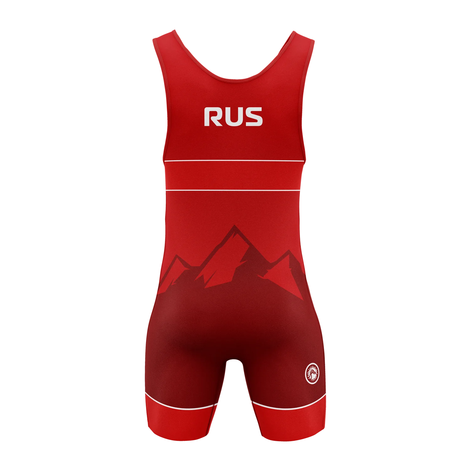 Maillot de lutte rouge aigle