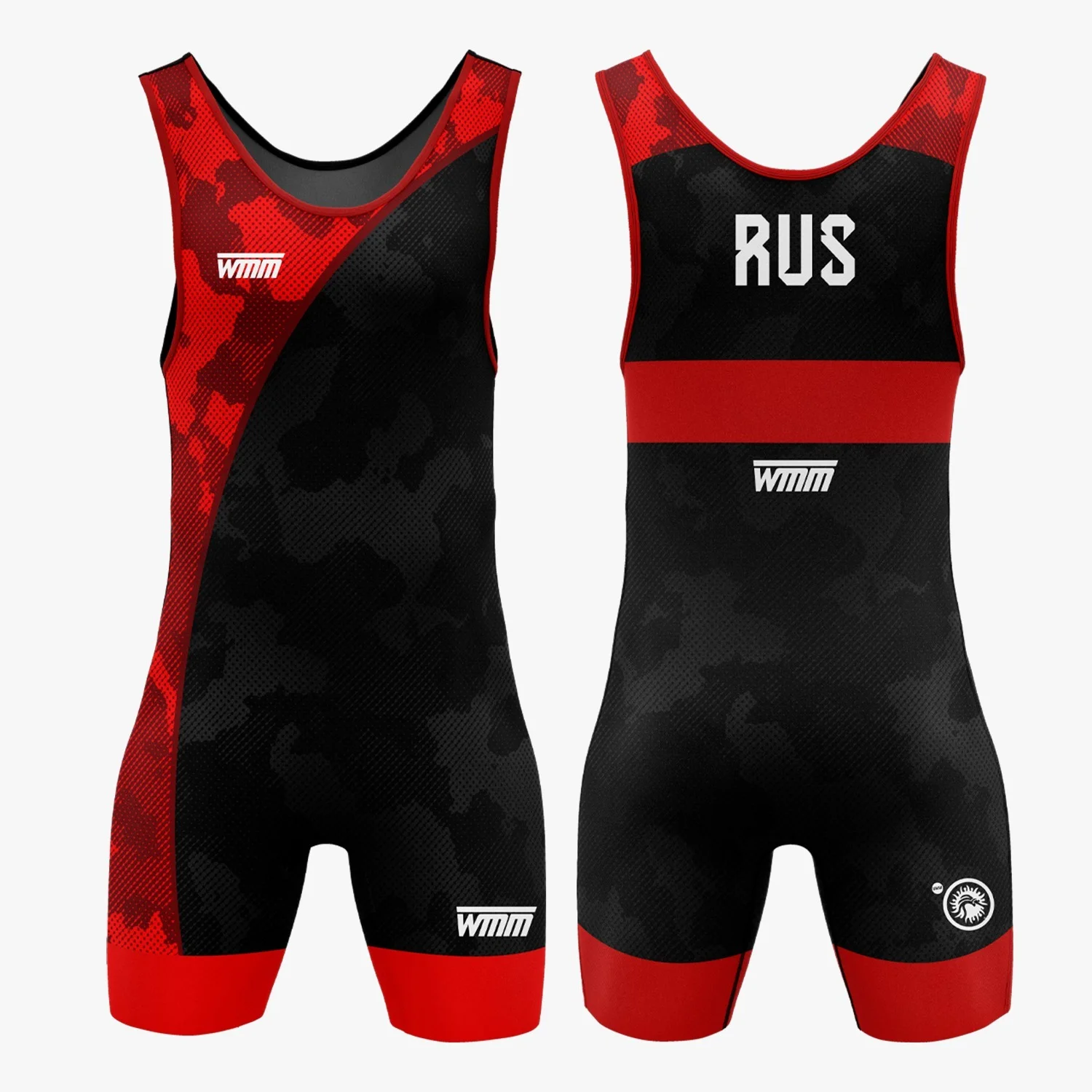 Maillot de lutte noir 2025