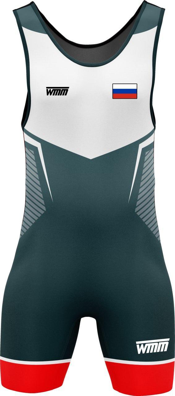 Maillot de lutte gris 