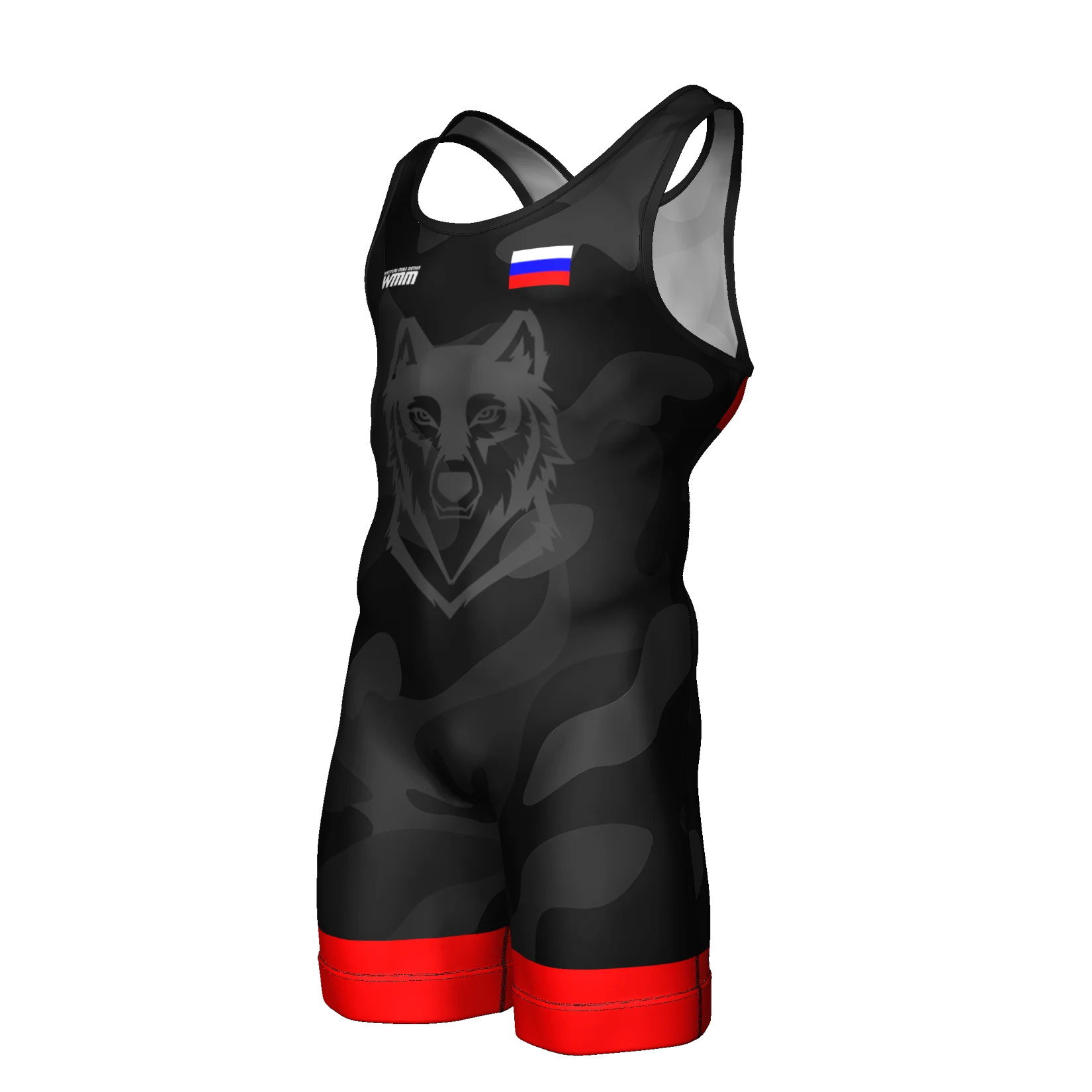 Maillot de lutte loup 