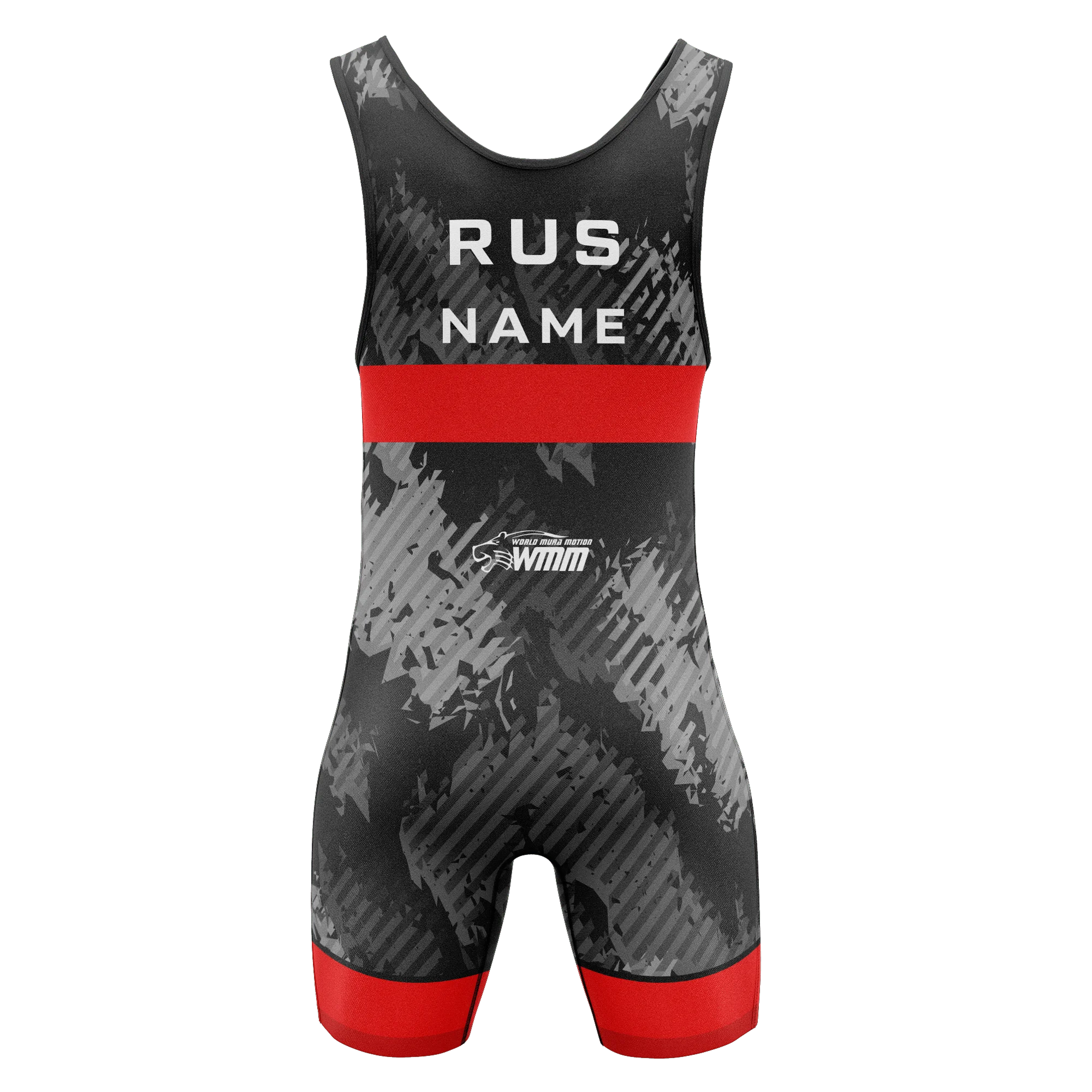 Maillot de lutte camouflage sombre 