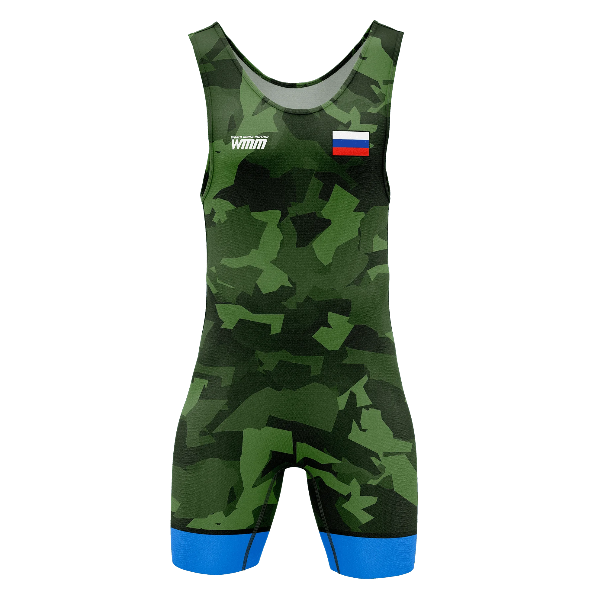 Maillot de lutte militaire vert foncé 