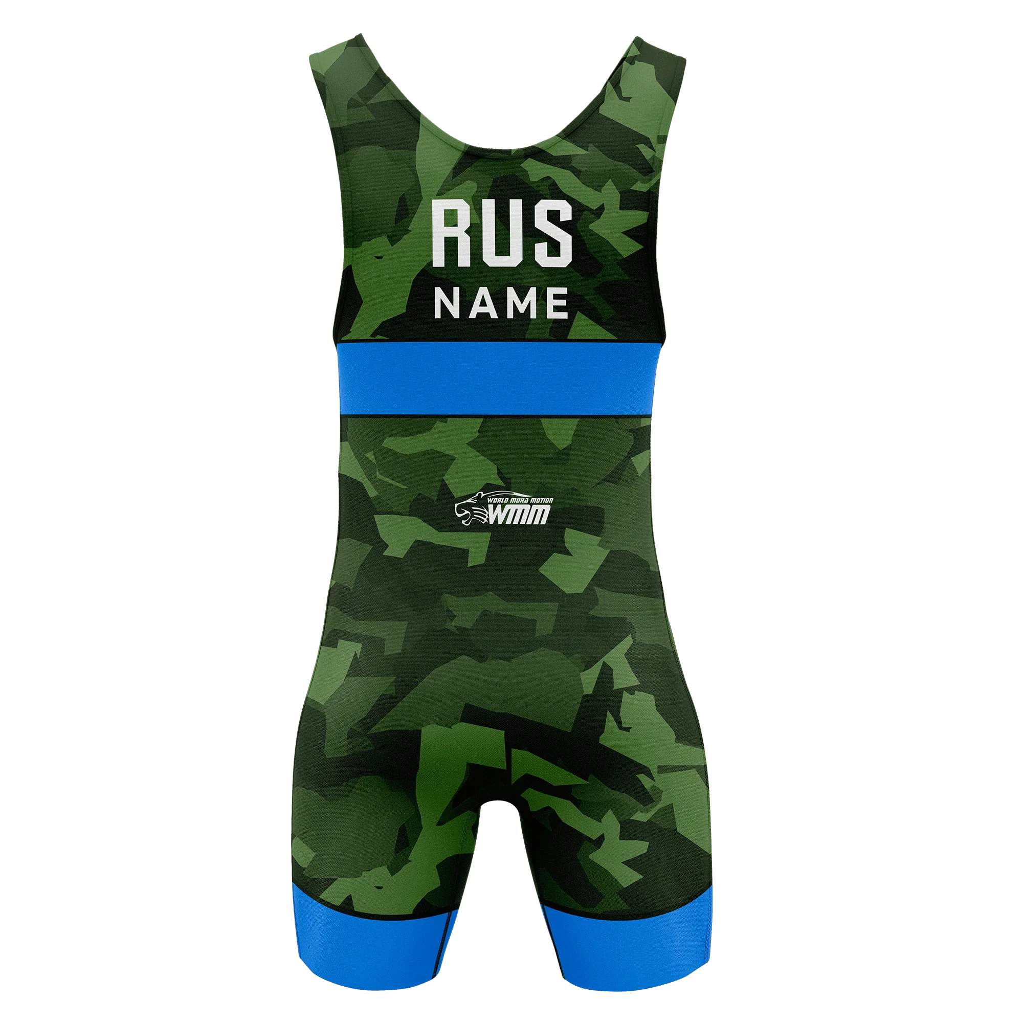 Maillot de lutte militaire vert foncé 
