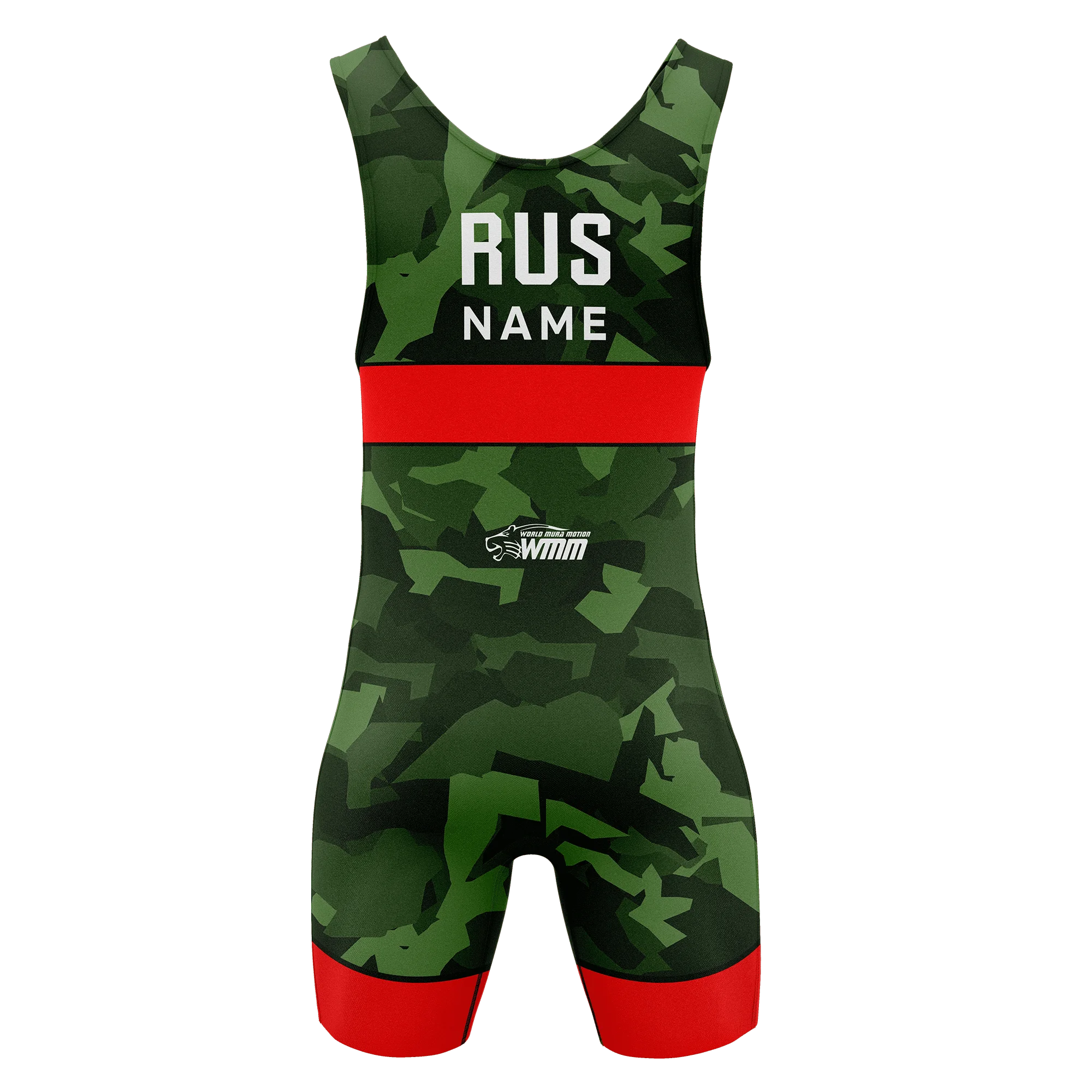 Maillot de lutte militaire vert foncé 