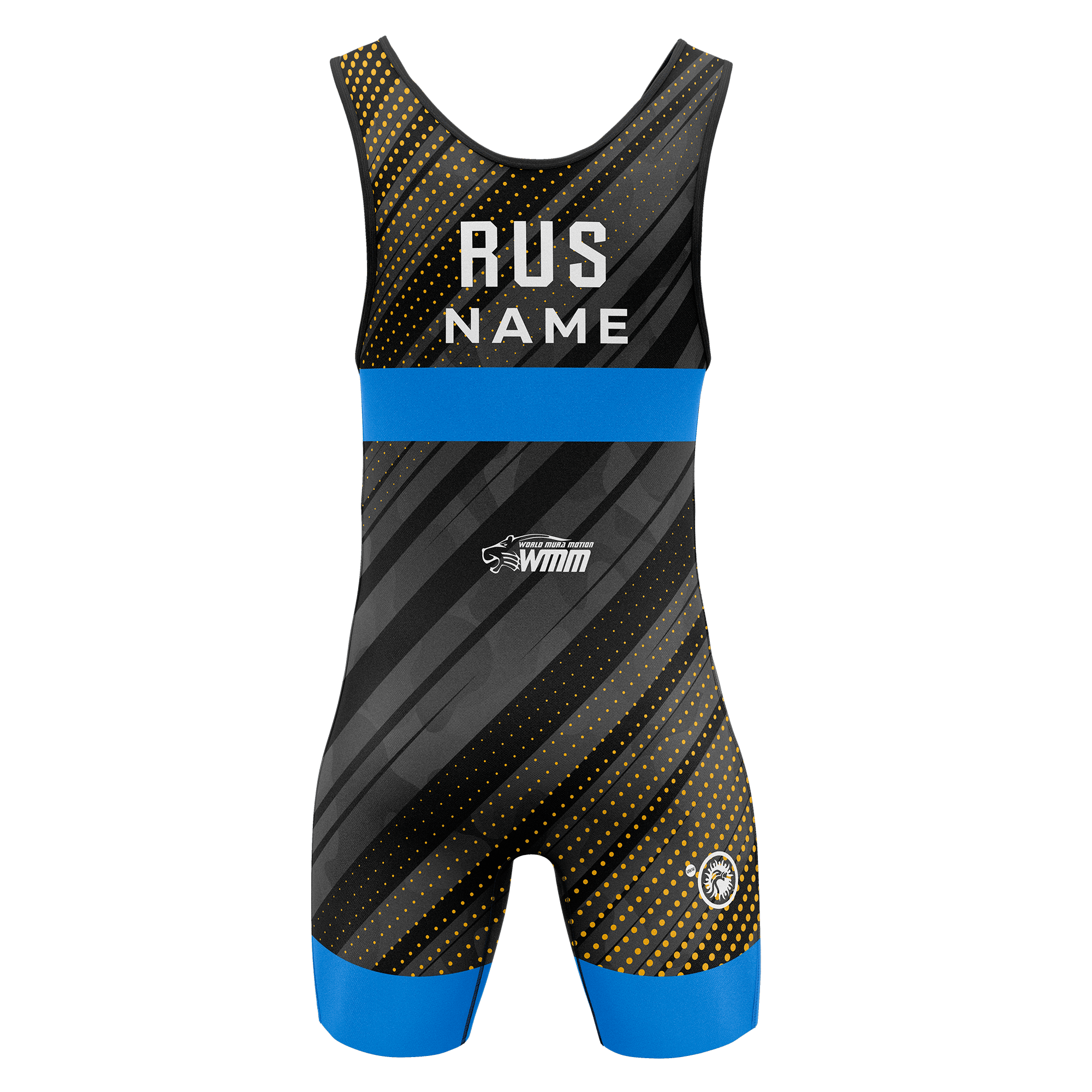 Maillot de lutte rayé 