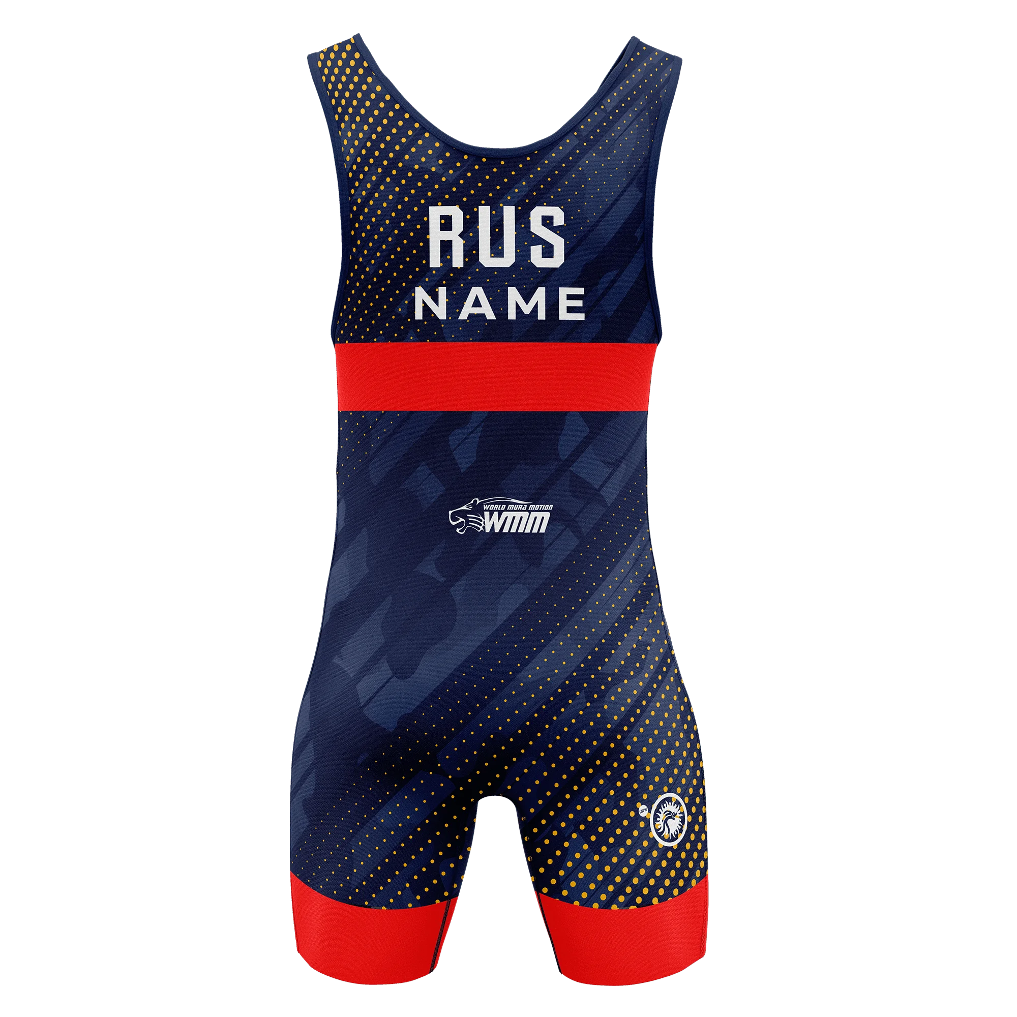 Maillot de lutte rayé 
