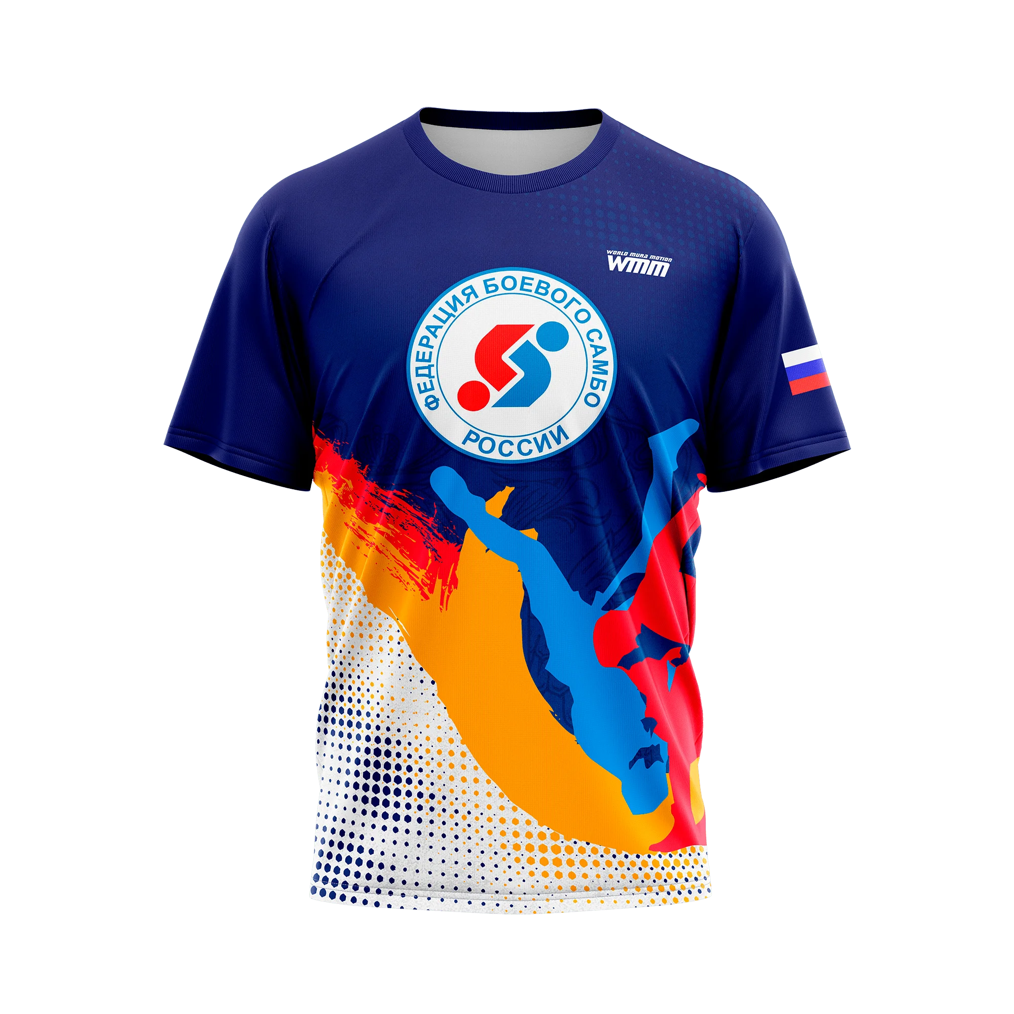 T-shirt officiel de la Fédération de Combat Sambo de Russie