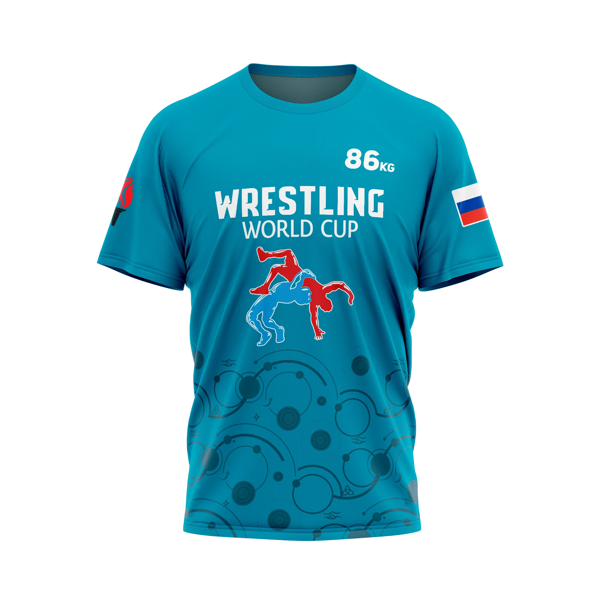 T-shirt de lutte WWC
