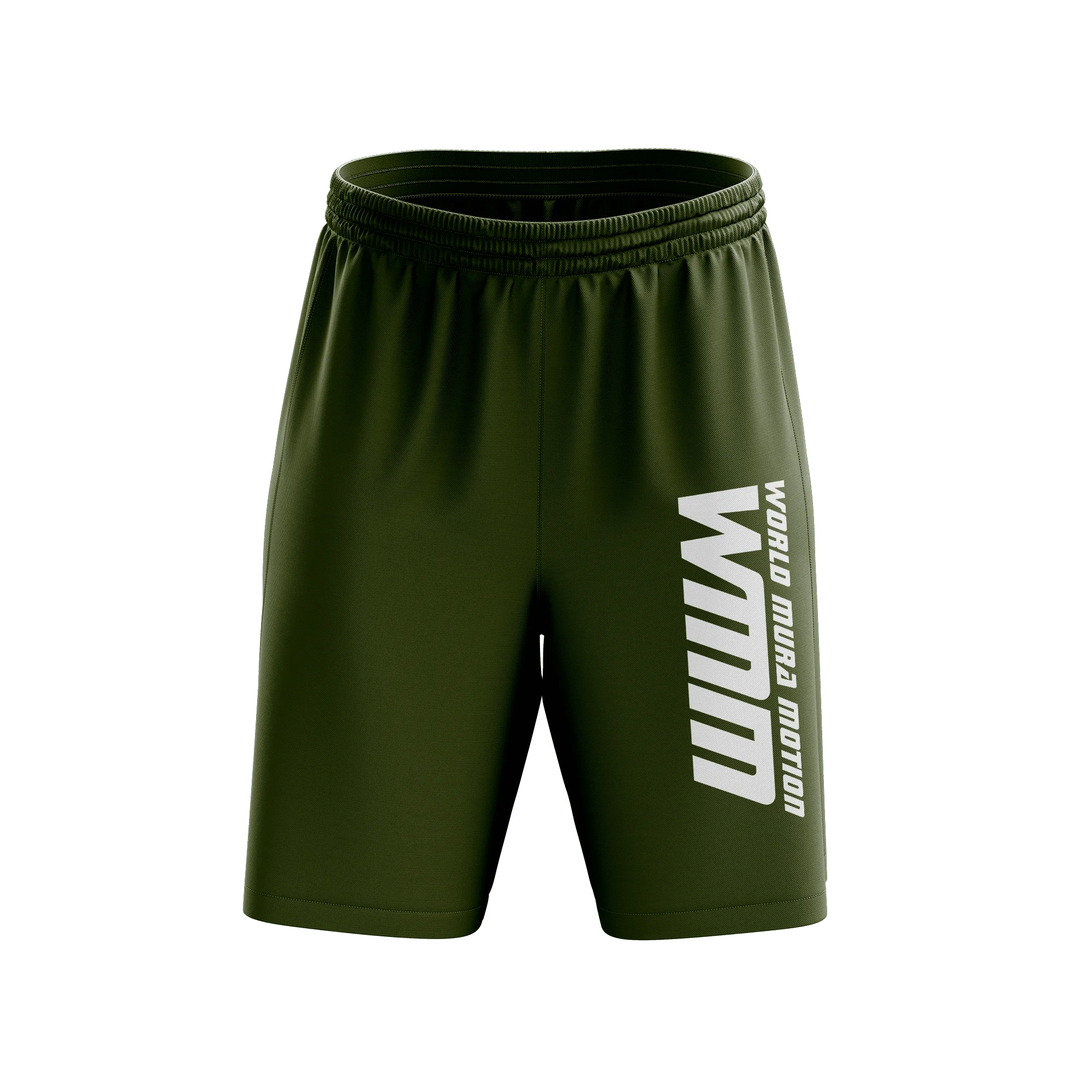 Shorts de sport vert kaki 
