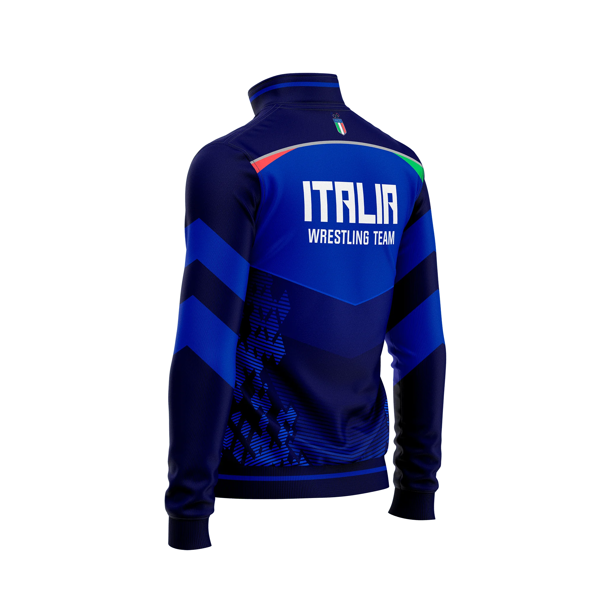 Sweat-shirt zippé de l'équipe de lutte d'Italie