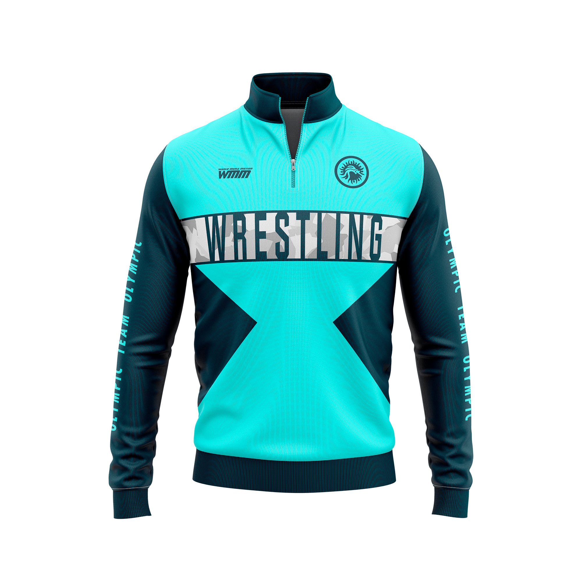 Sweat-shirt zippé wrestling team