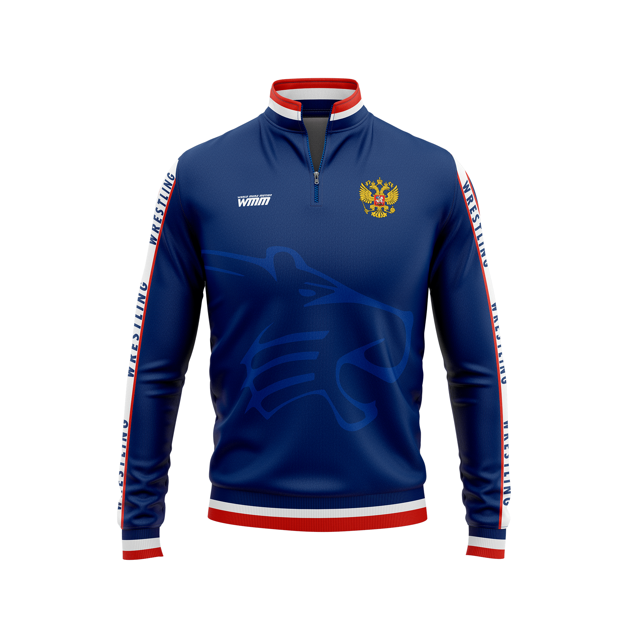 Sweat-shirt zippé simple « Wrestling »
