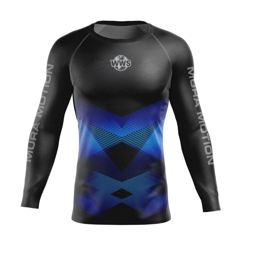 Rashguard noir et bleu