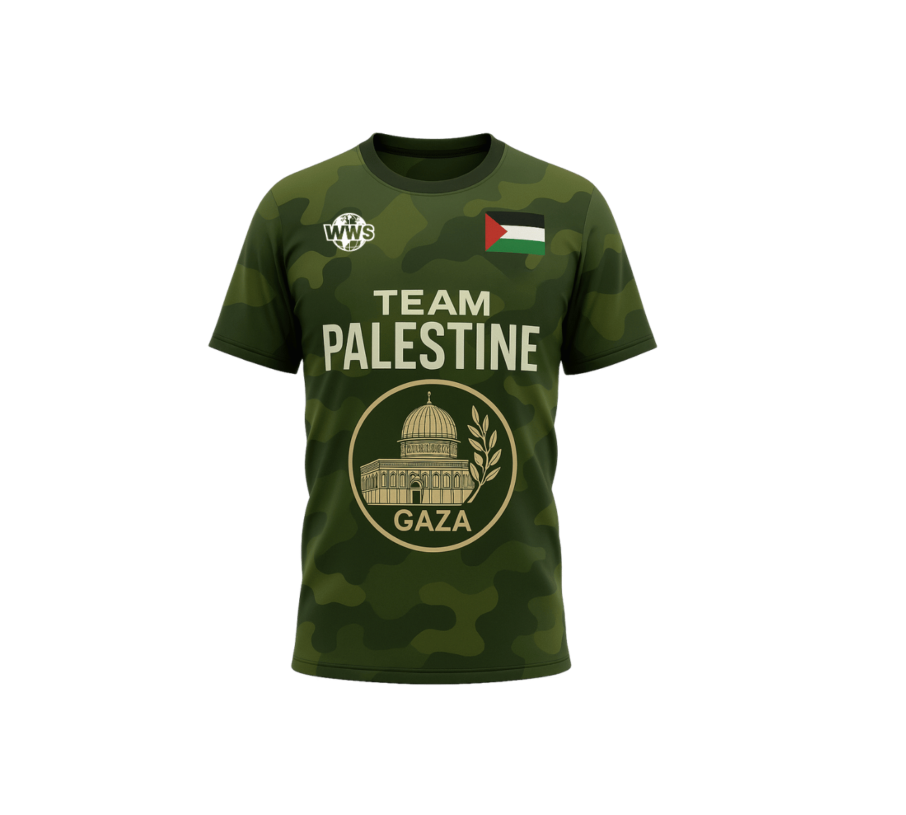 T-shirt de sport team Palestine