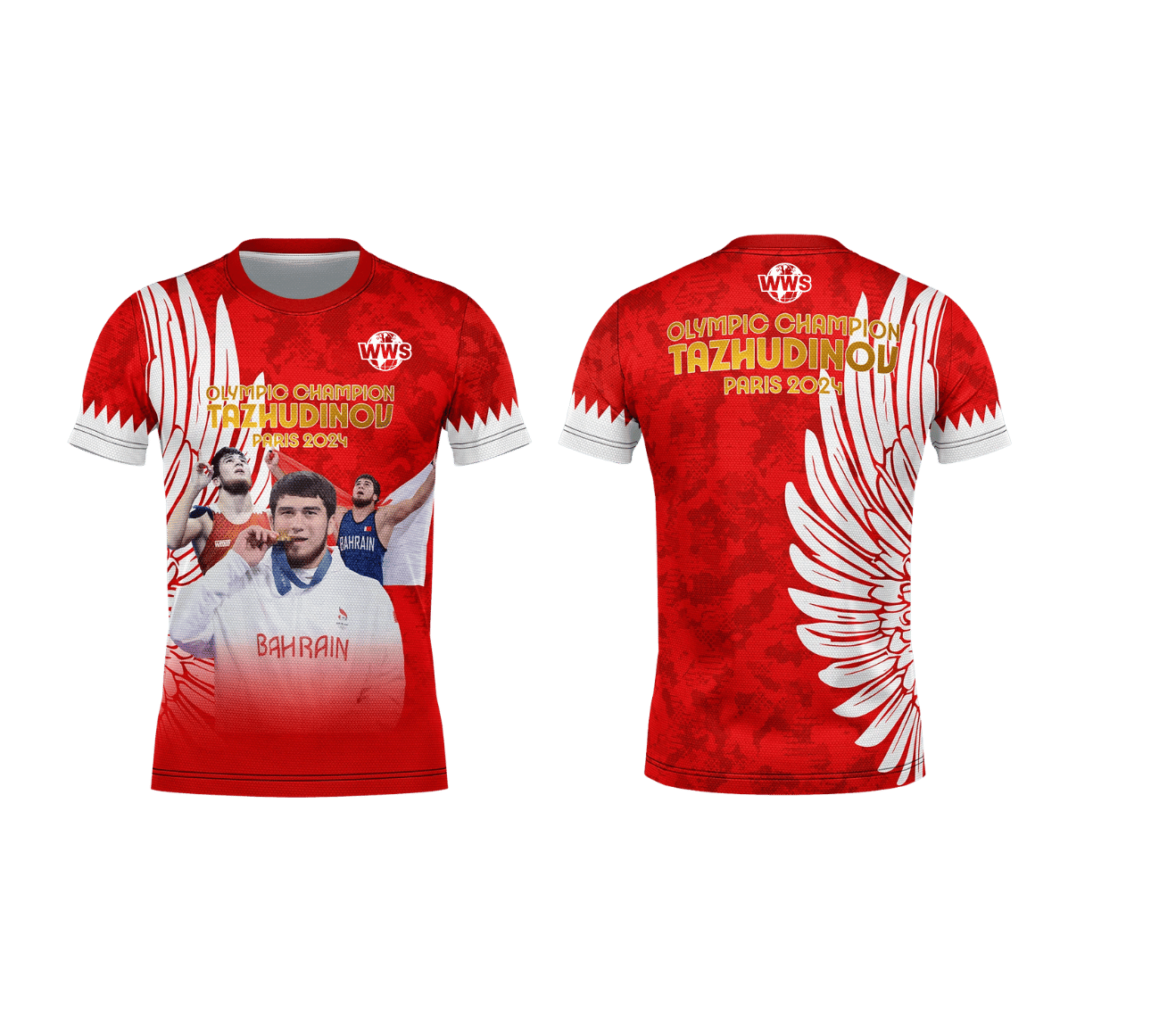 T shirt, TAZHUDINOV Champion olympique de Paris 2024