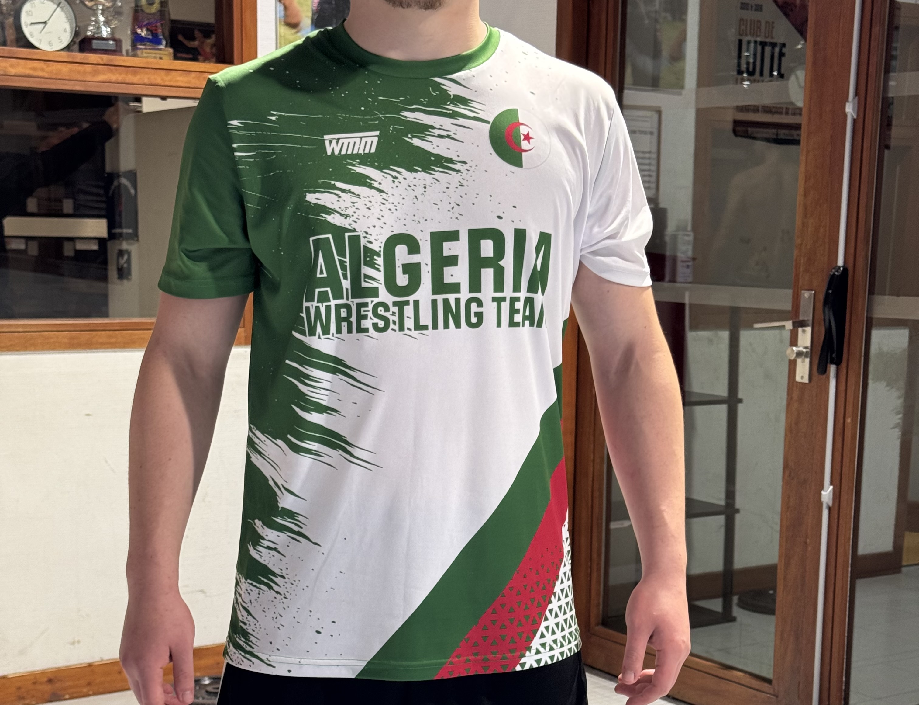Maillot d'équipe de lutte d'Algérie