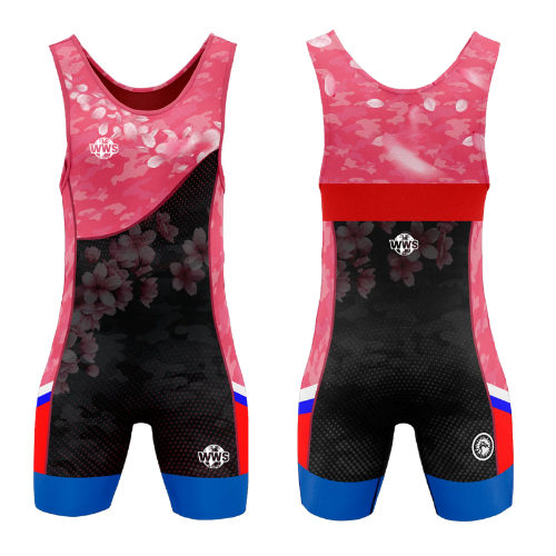 Maillot de lutte fleur du japon 