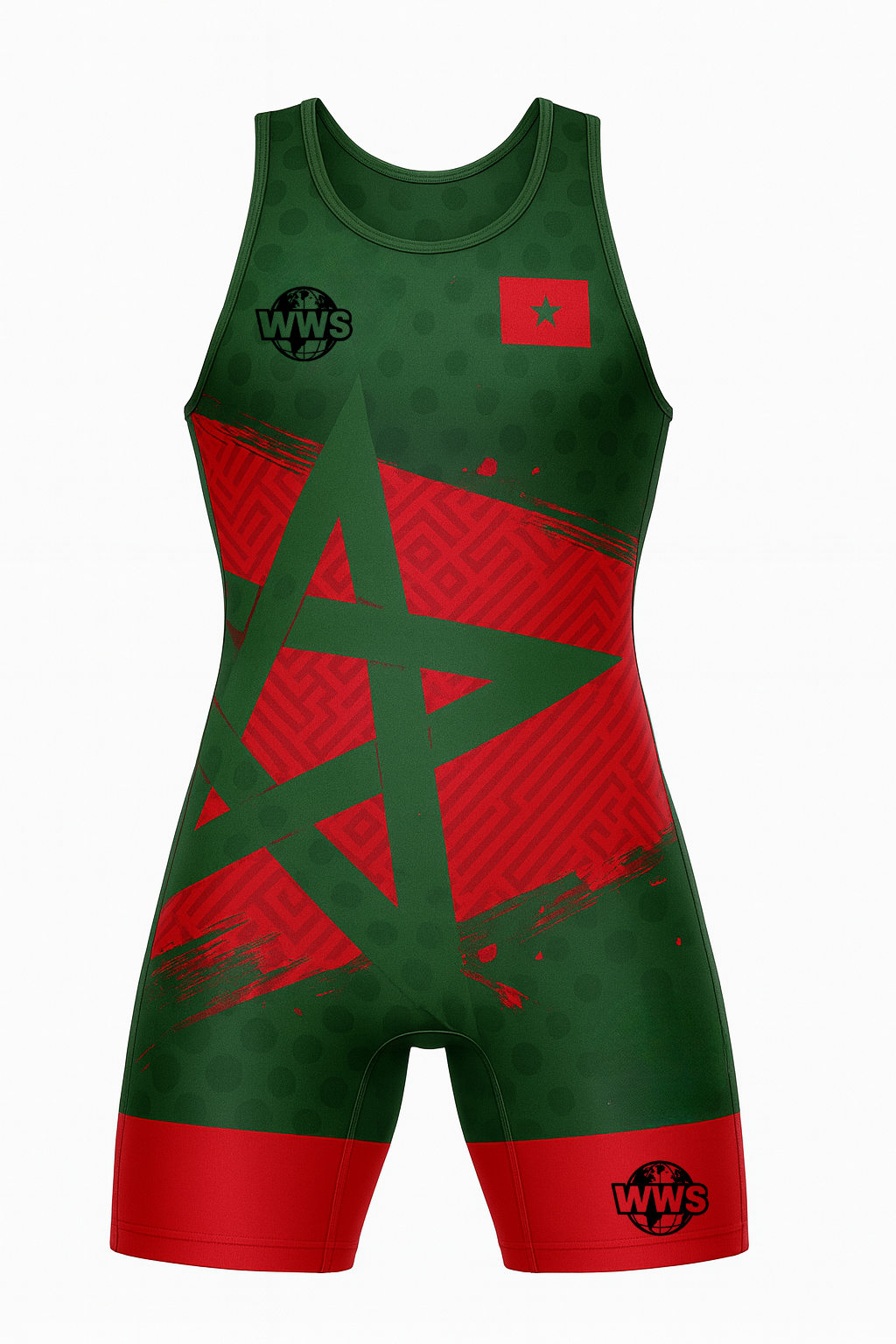 Maillot de lutte du Maroc