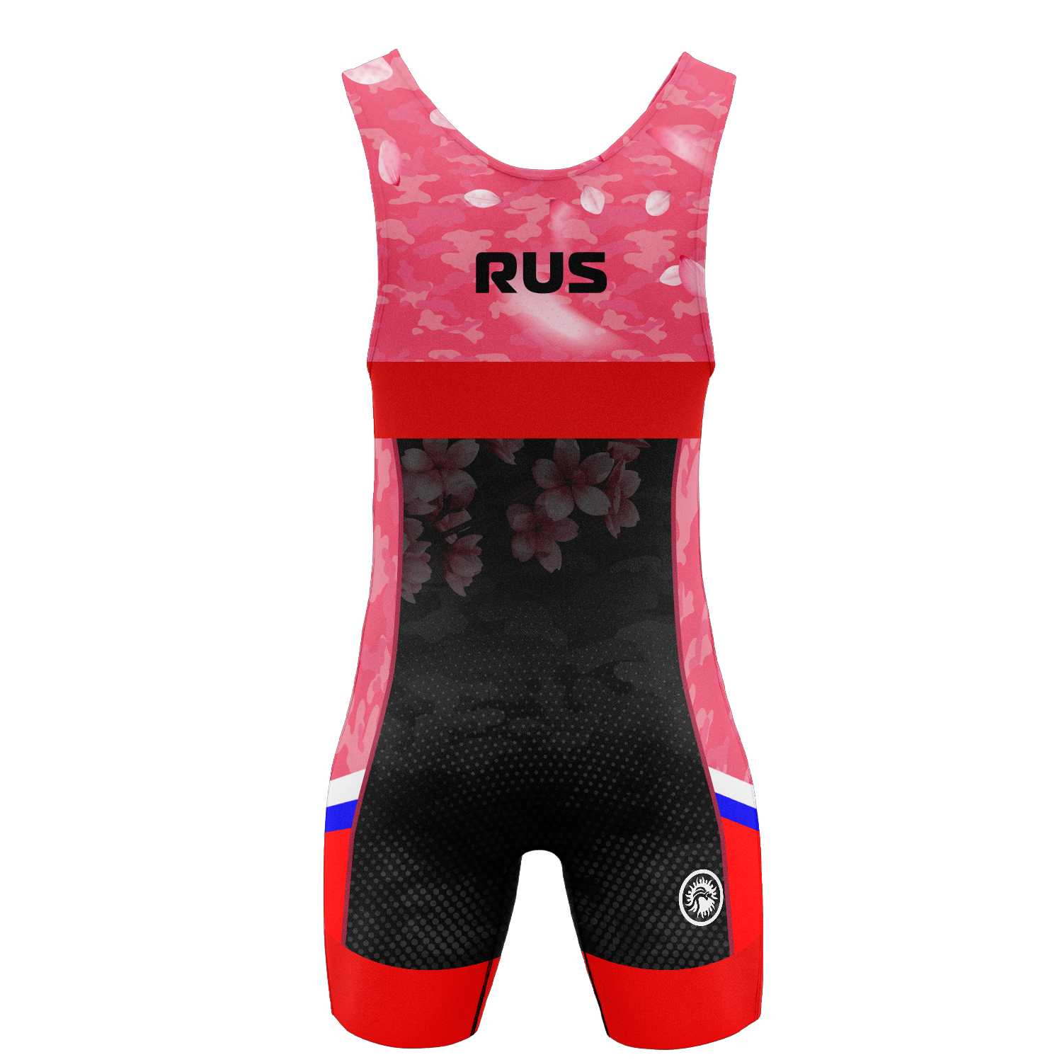 Maillot de lutte fleur du japon 