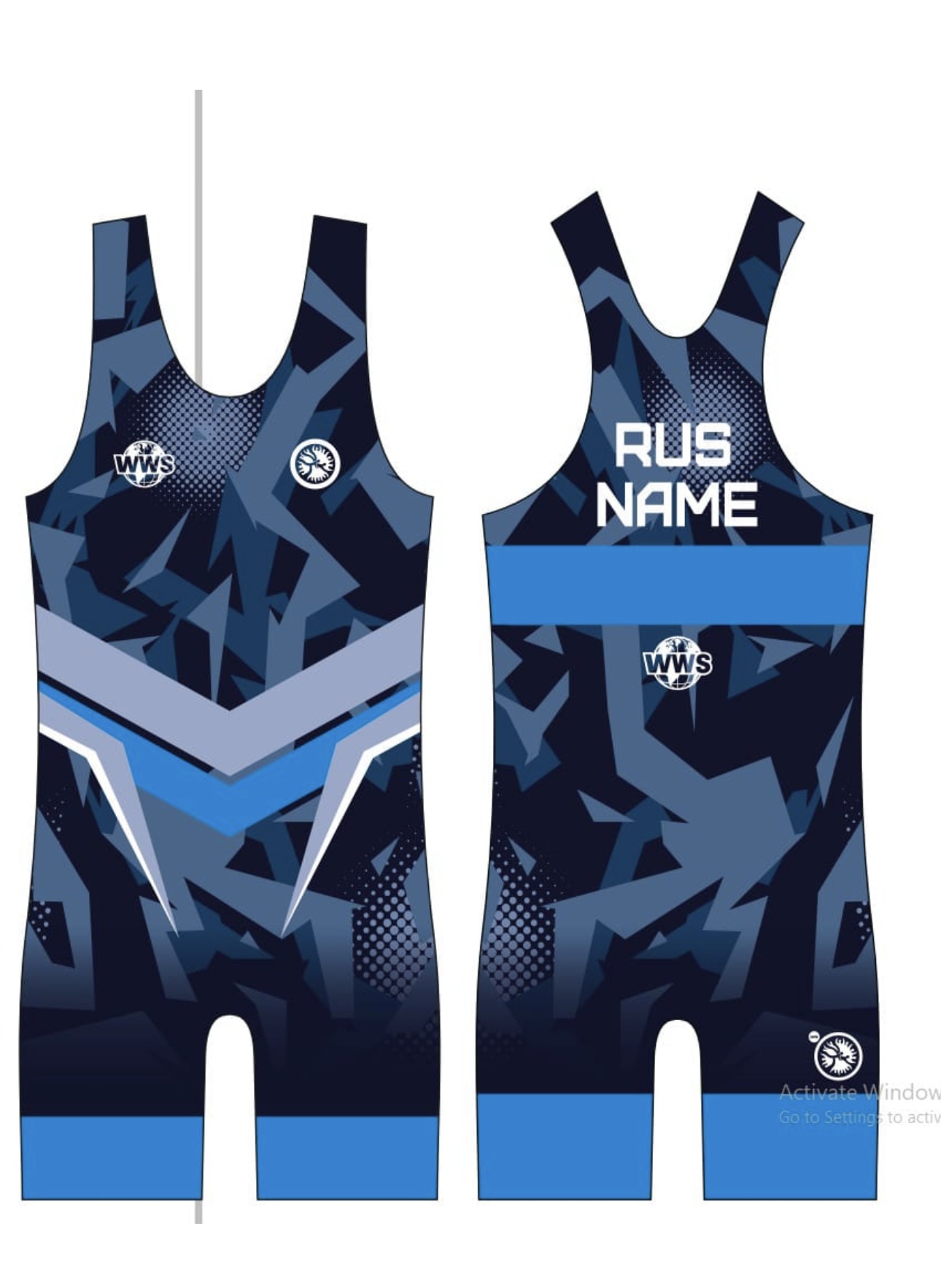 Maillot de lutte édition Championnat du Monde