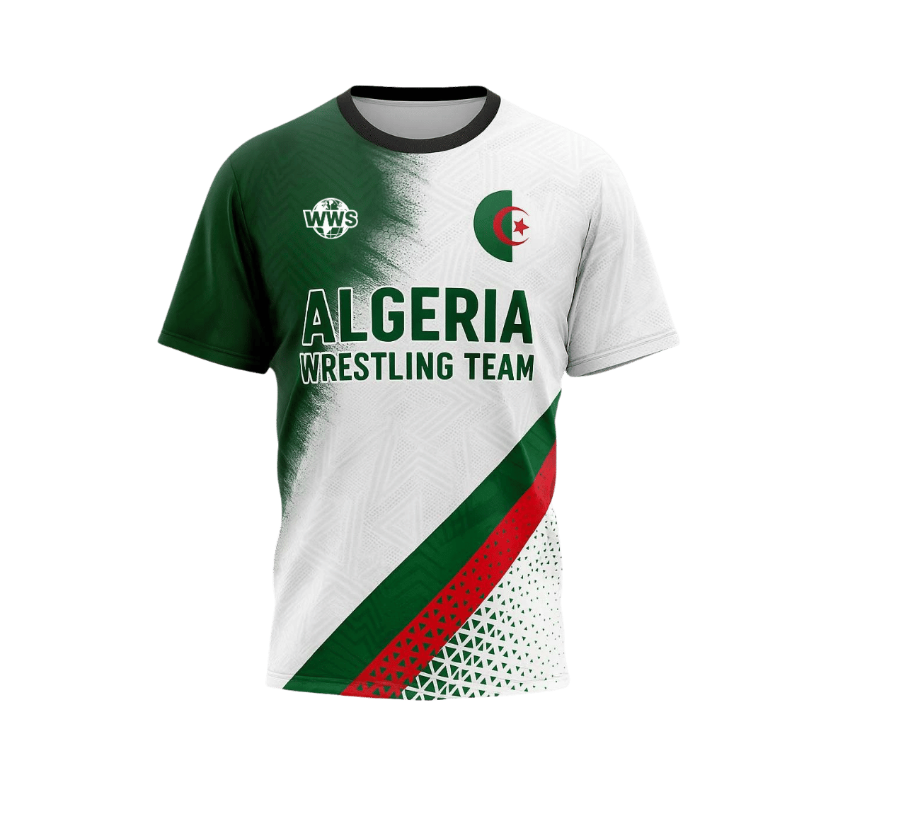 Maillot d'équipe de lutte d'Algérie