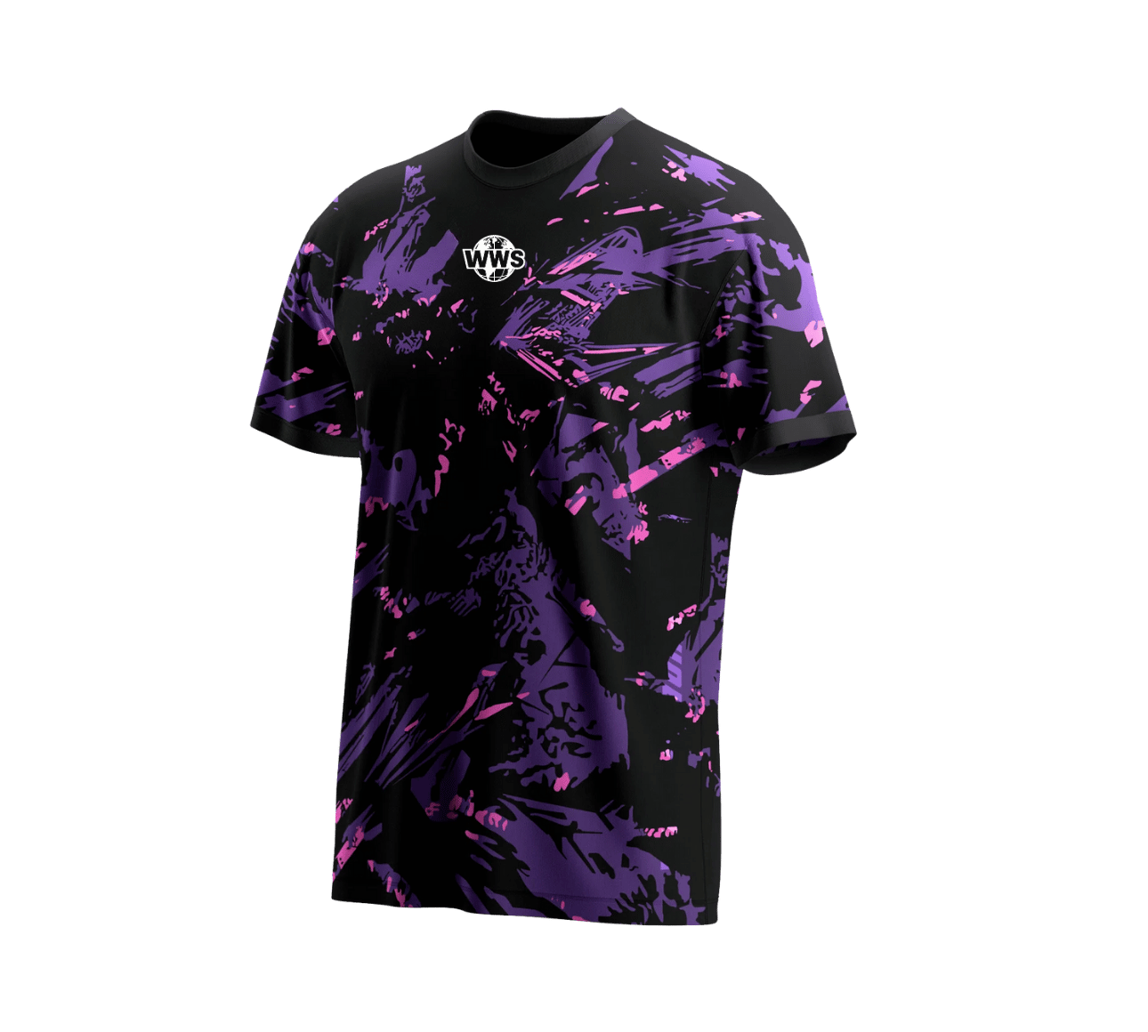 T-shirt imprimé violet