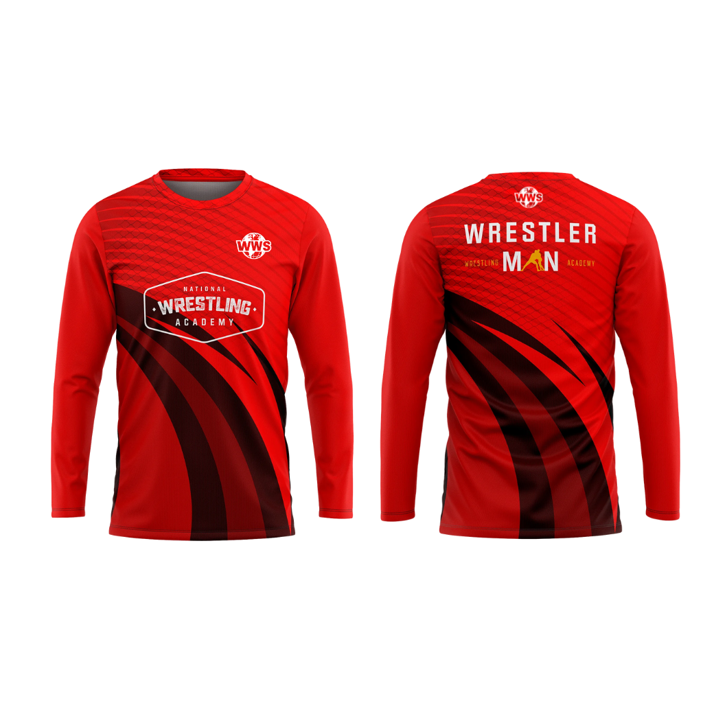 Manches longues Wrestler Rouge