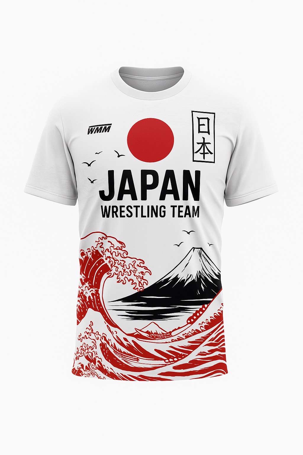 T-shirt de l'équipe de lutte japon