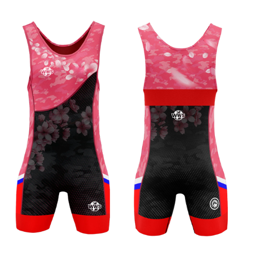 Maillot de lutte fleur du japon 