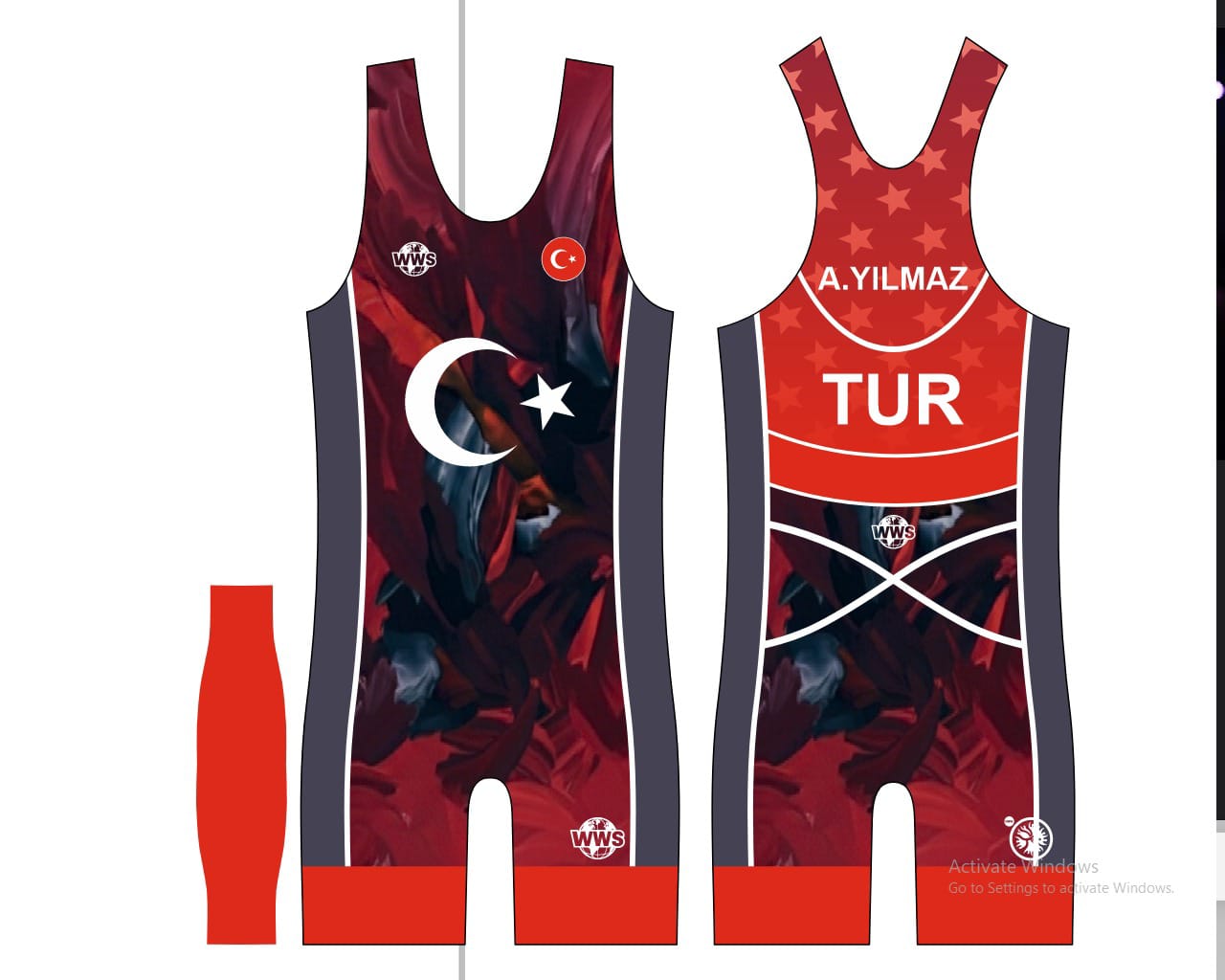 Maillot de lutte Turquie