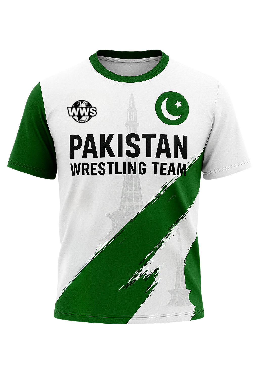 T-shirt l'équipe de lutte du Pakistan