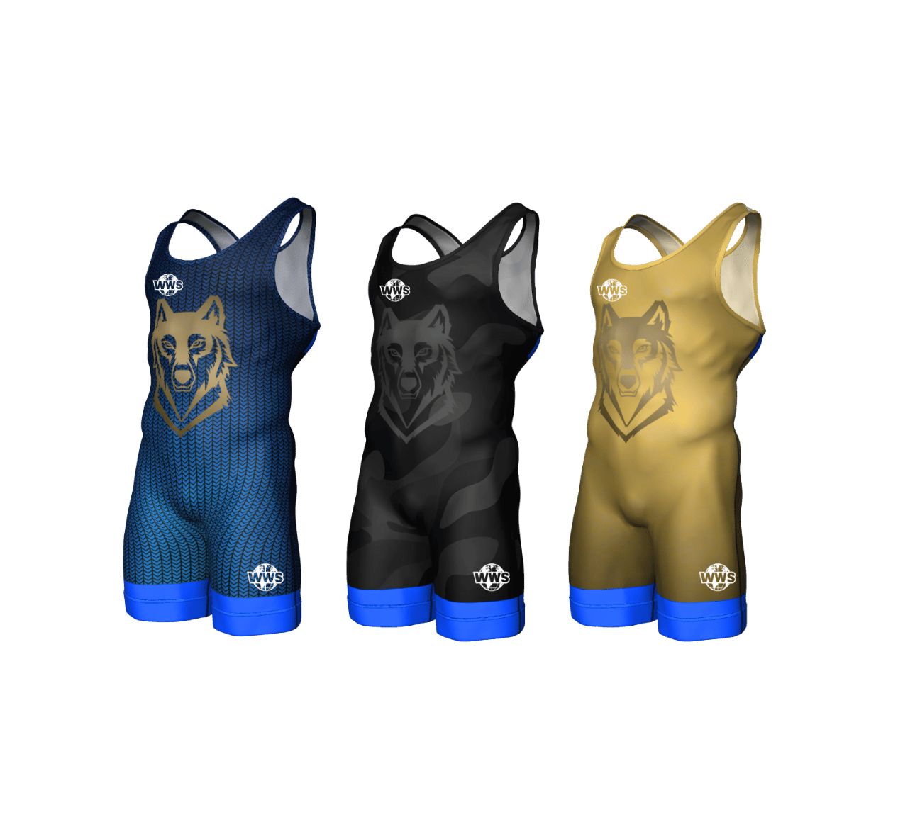 Maillot de lutte loup 