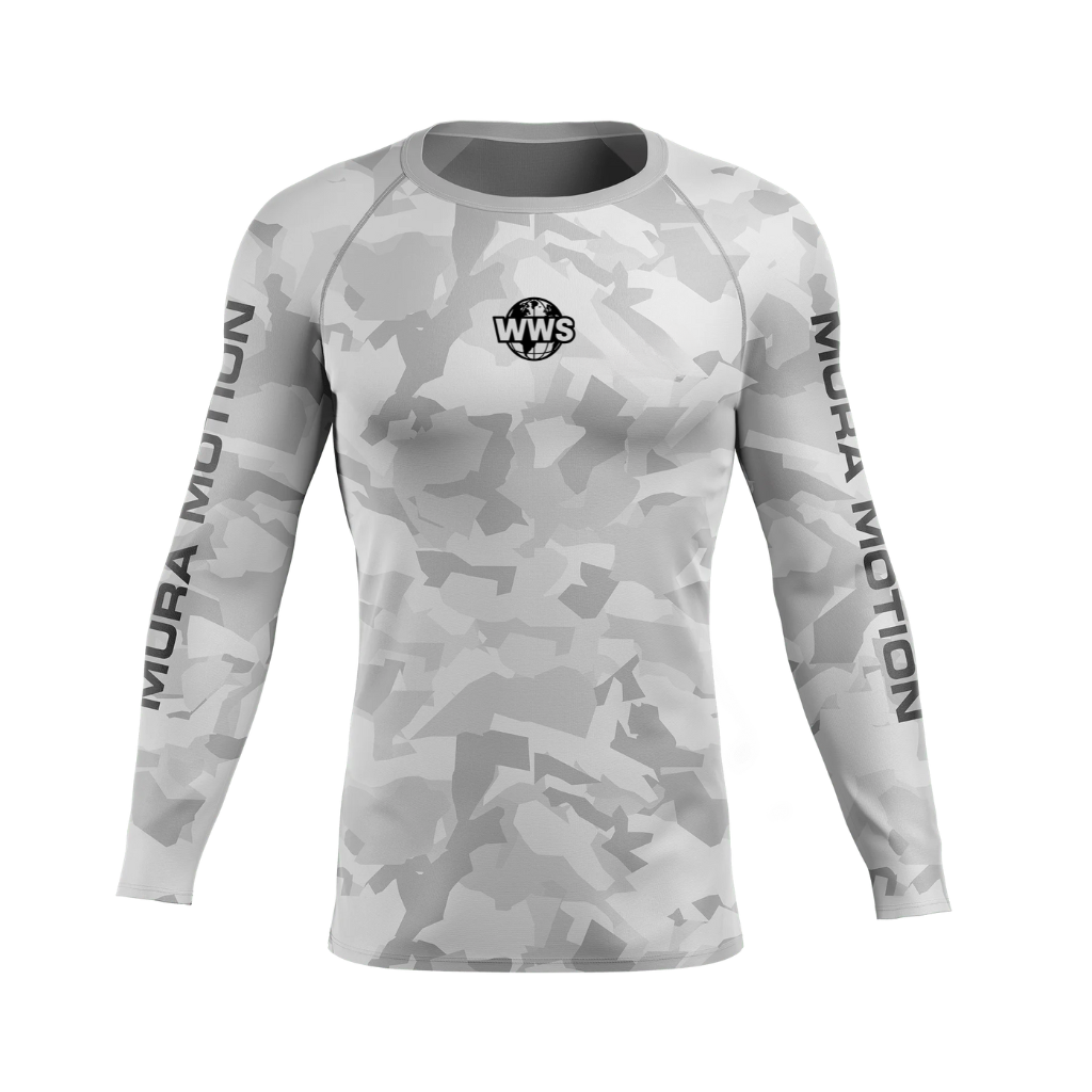 Rashguard Blanc camouflage