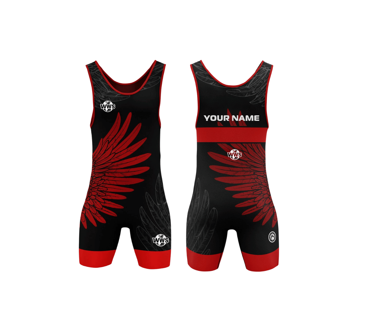 Maillot de lutte aigle royal