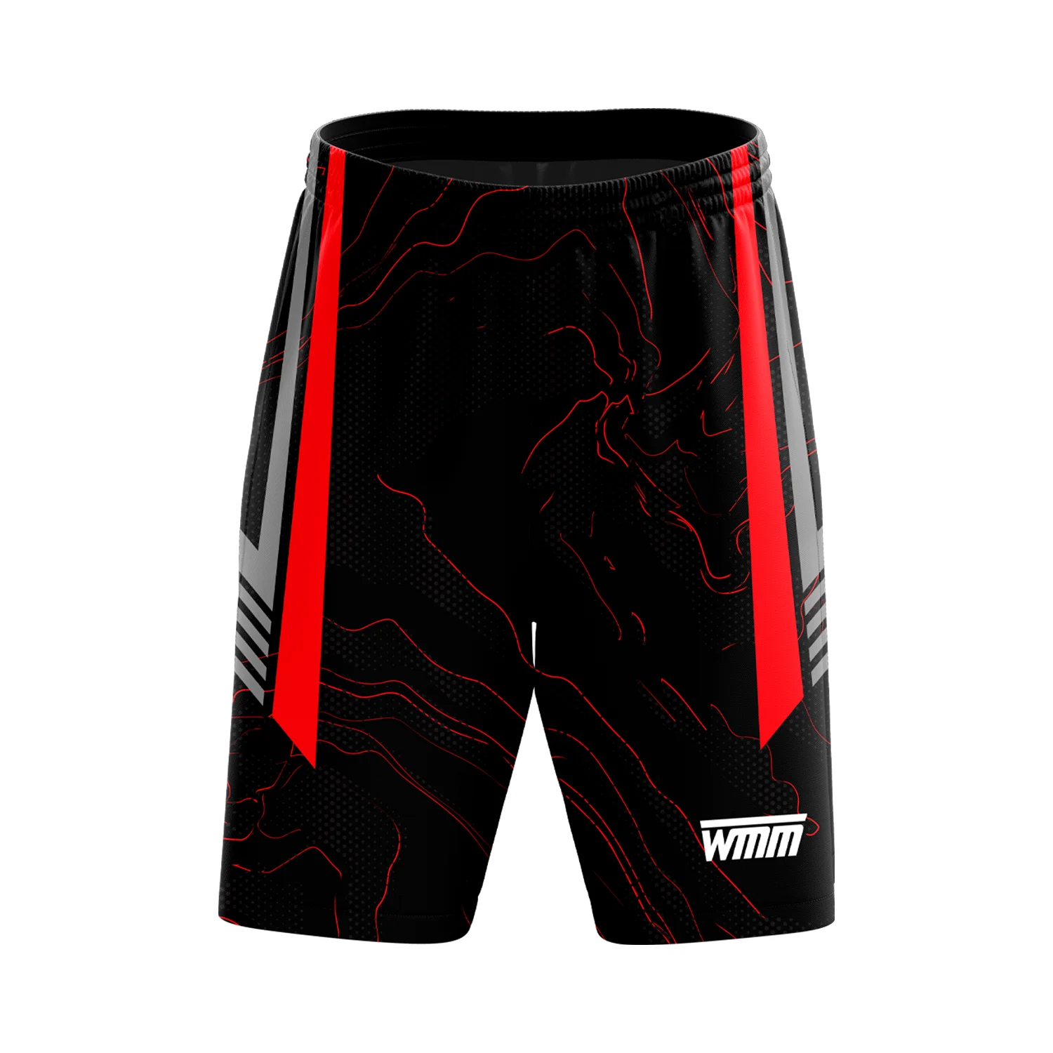 Short de sport rouge