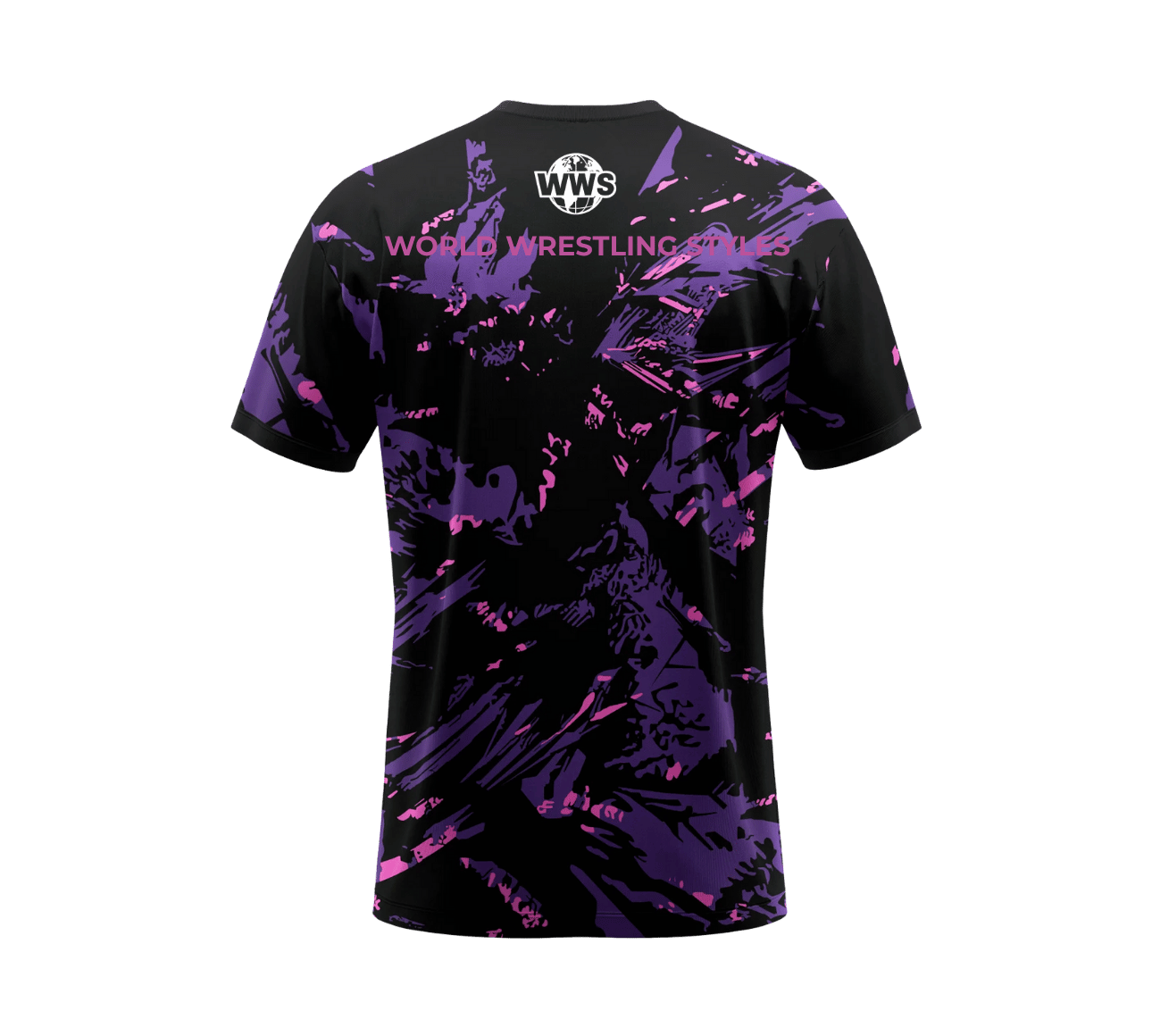 T-shirt imprimé violet 