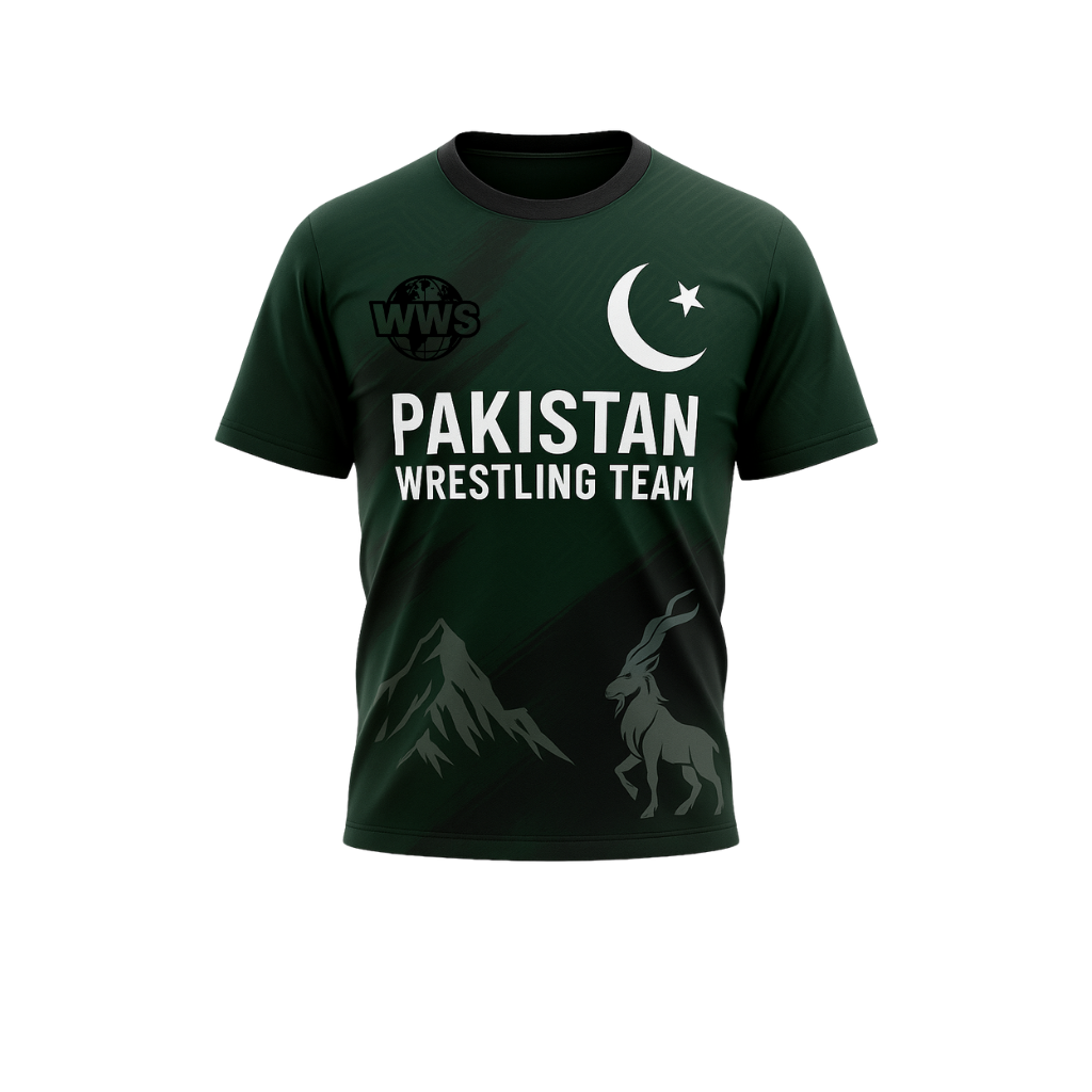 T-shirt l'équipe de lutte du Pakistan