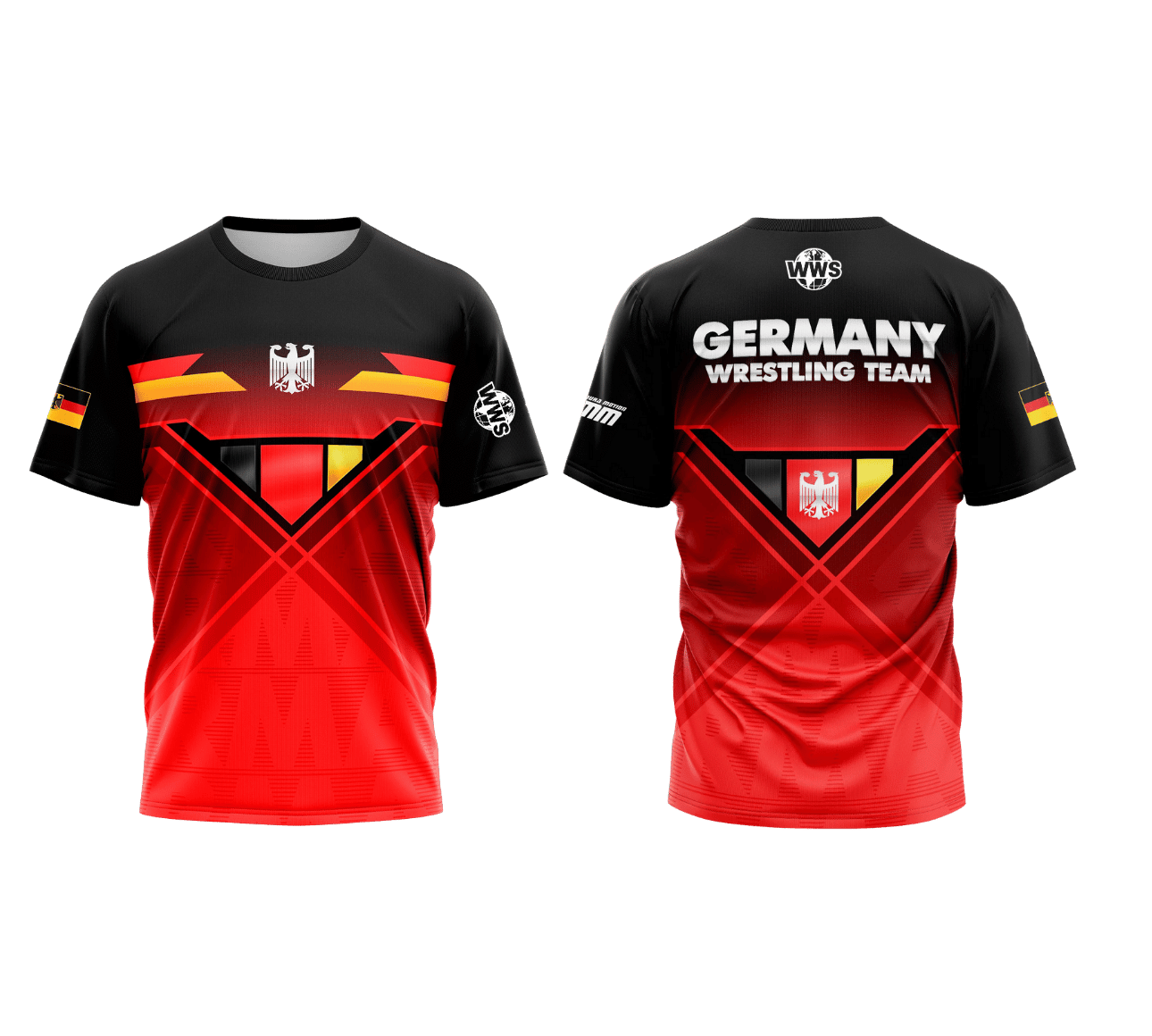 T-shirt  de l'équipe de lutte d'Allemagne 