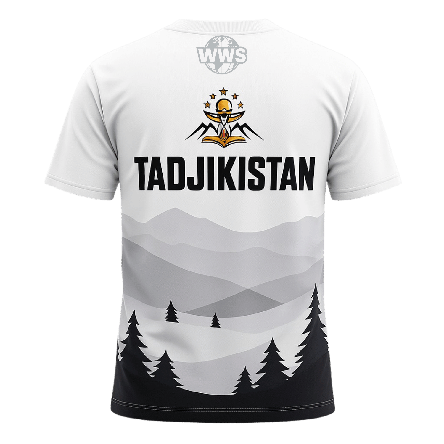 T-shirt chevalier avec drapeau