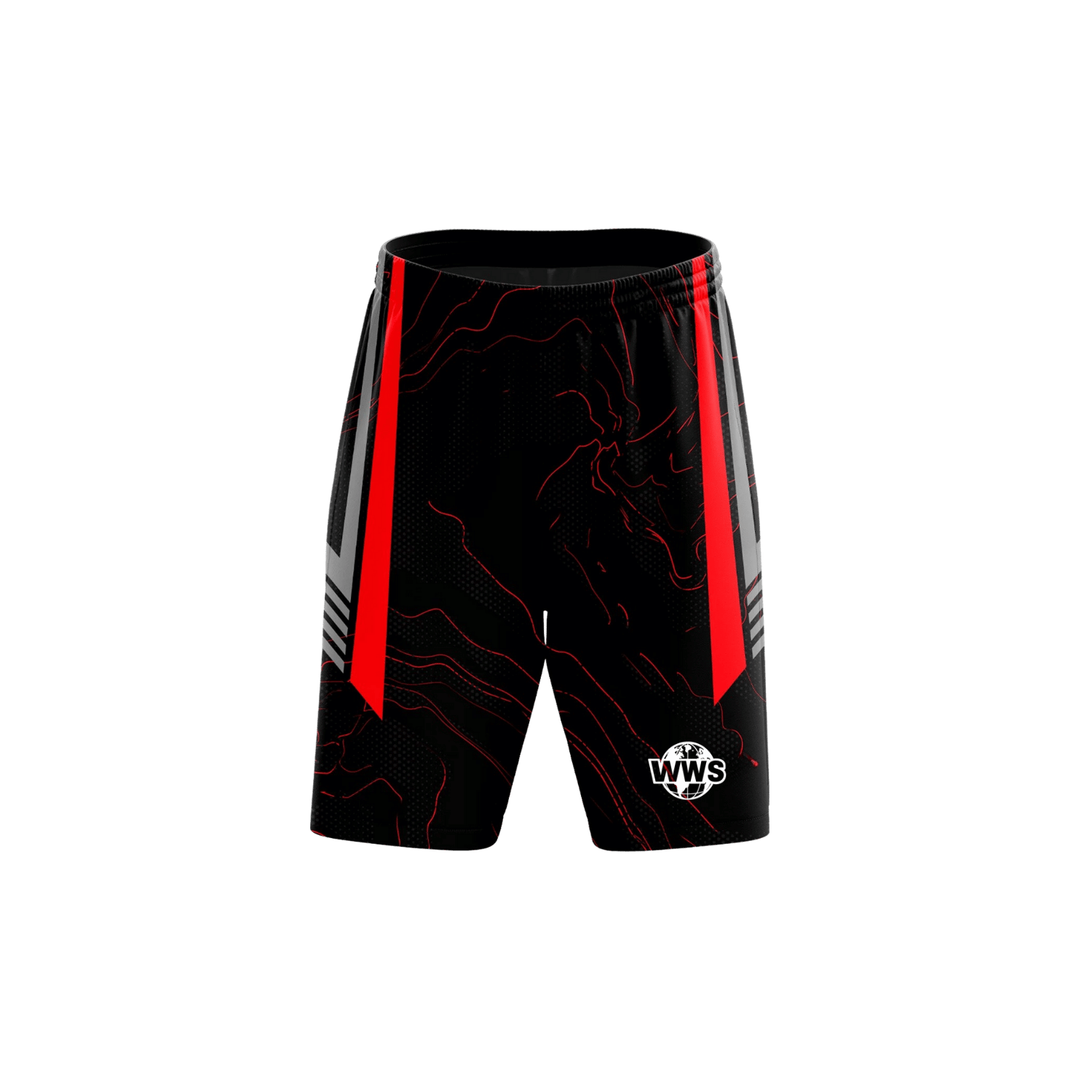 Short de sport rouge