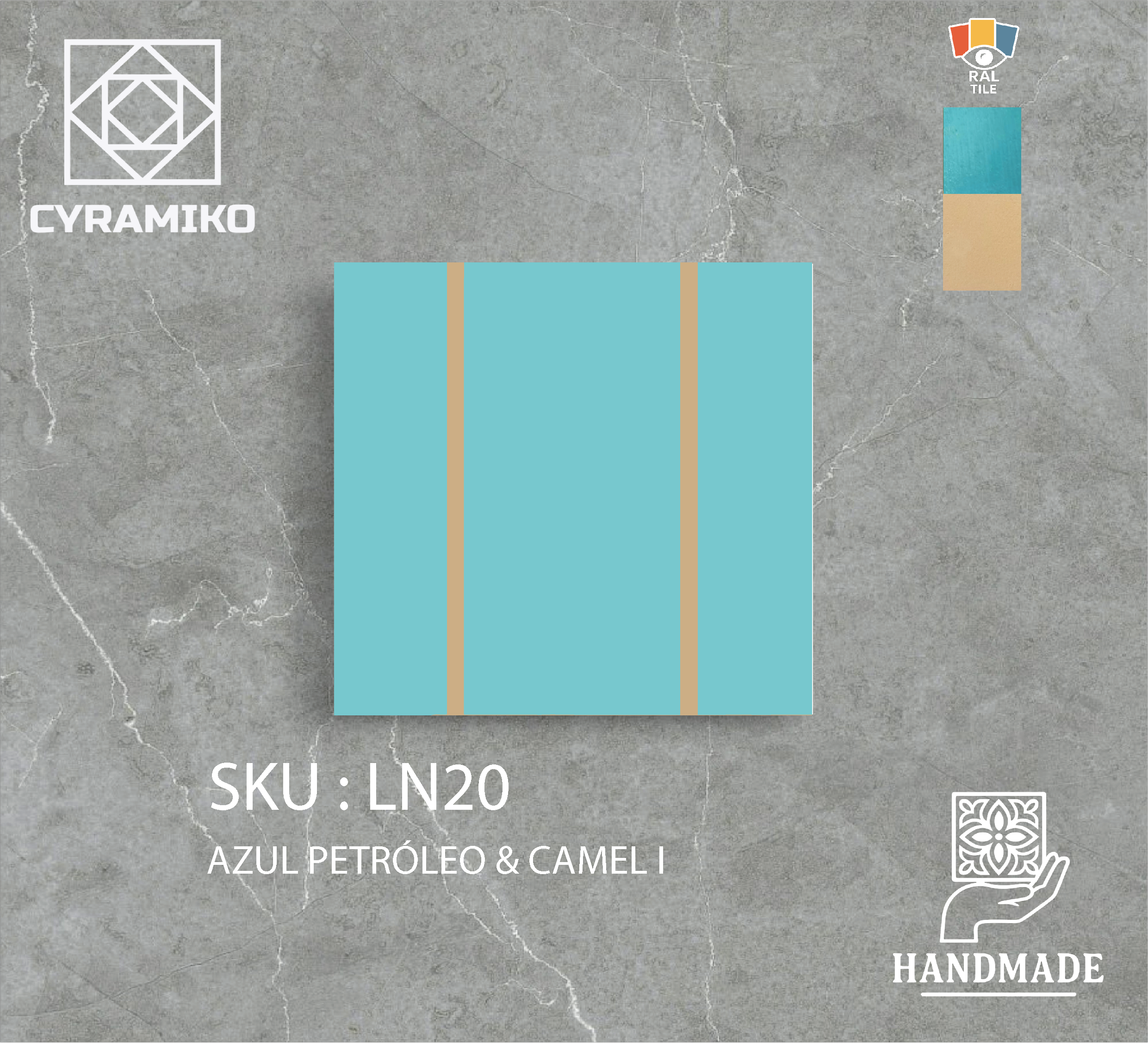 LN20 - AZUL PETRÓLEO & CAMEL I