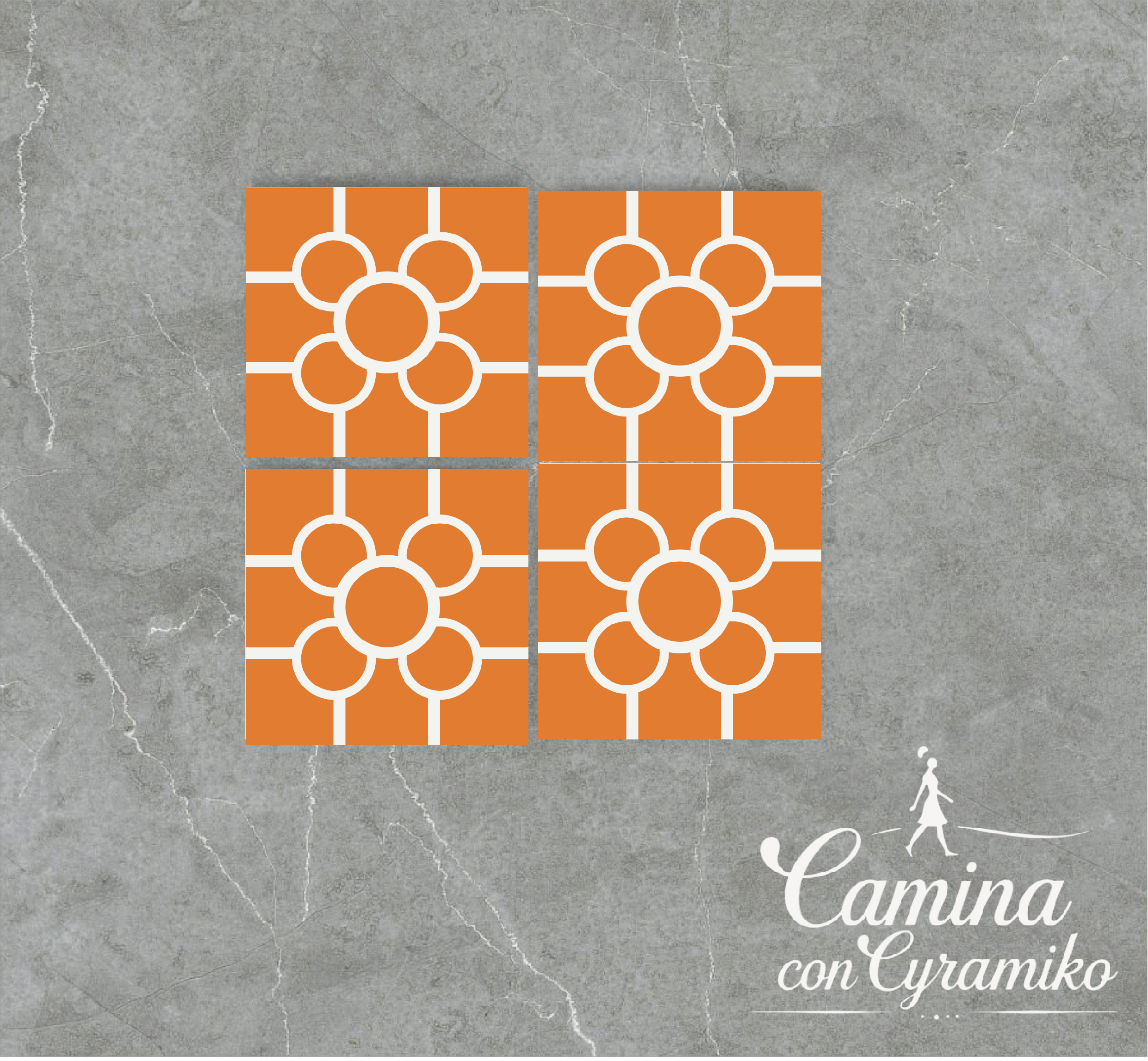 EF12 - NARANJA & BLANCO PURO