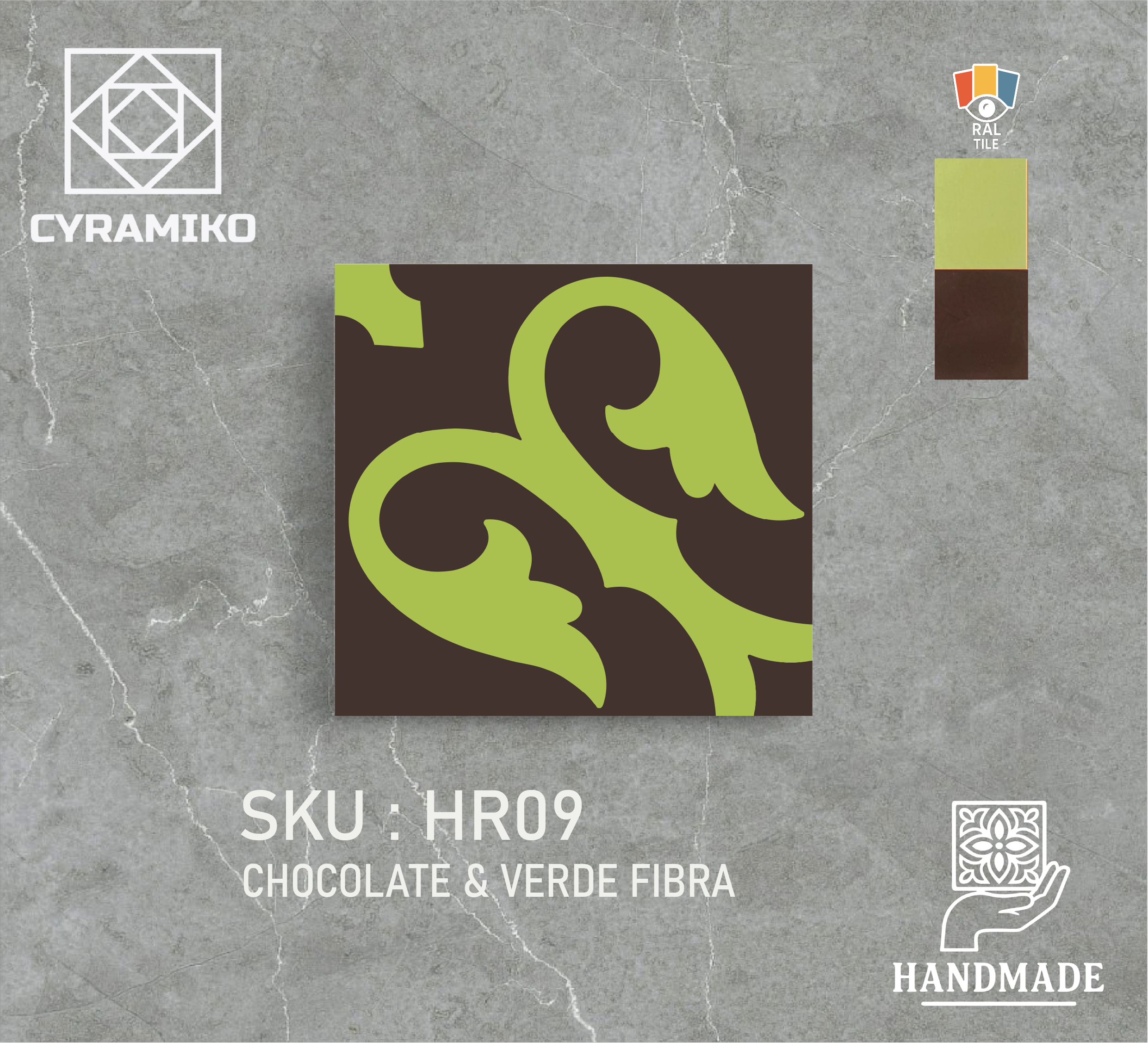 HR09 - VERDE FIBRA & CHOCOLATE