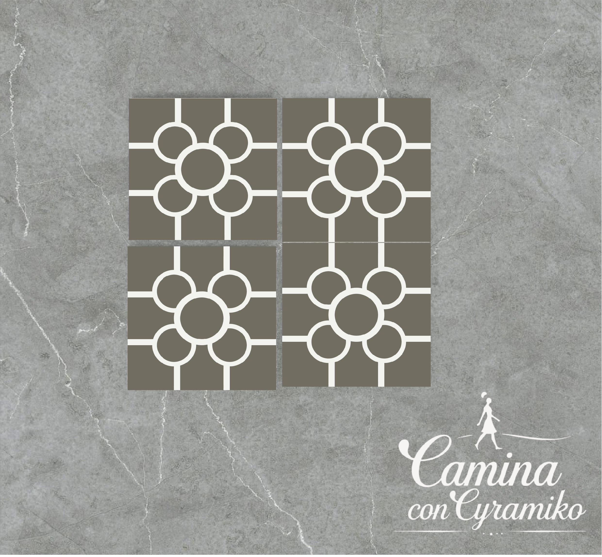 EF11 - GRIS BEIGE & BLANCO PURO