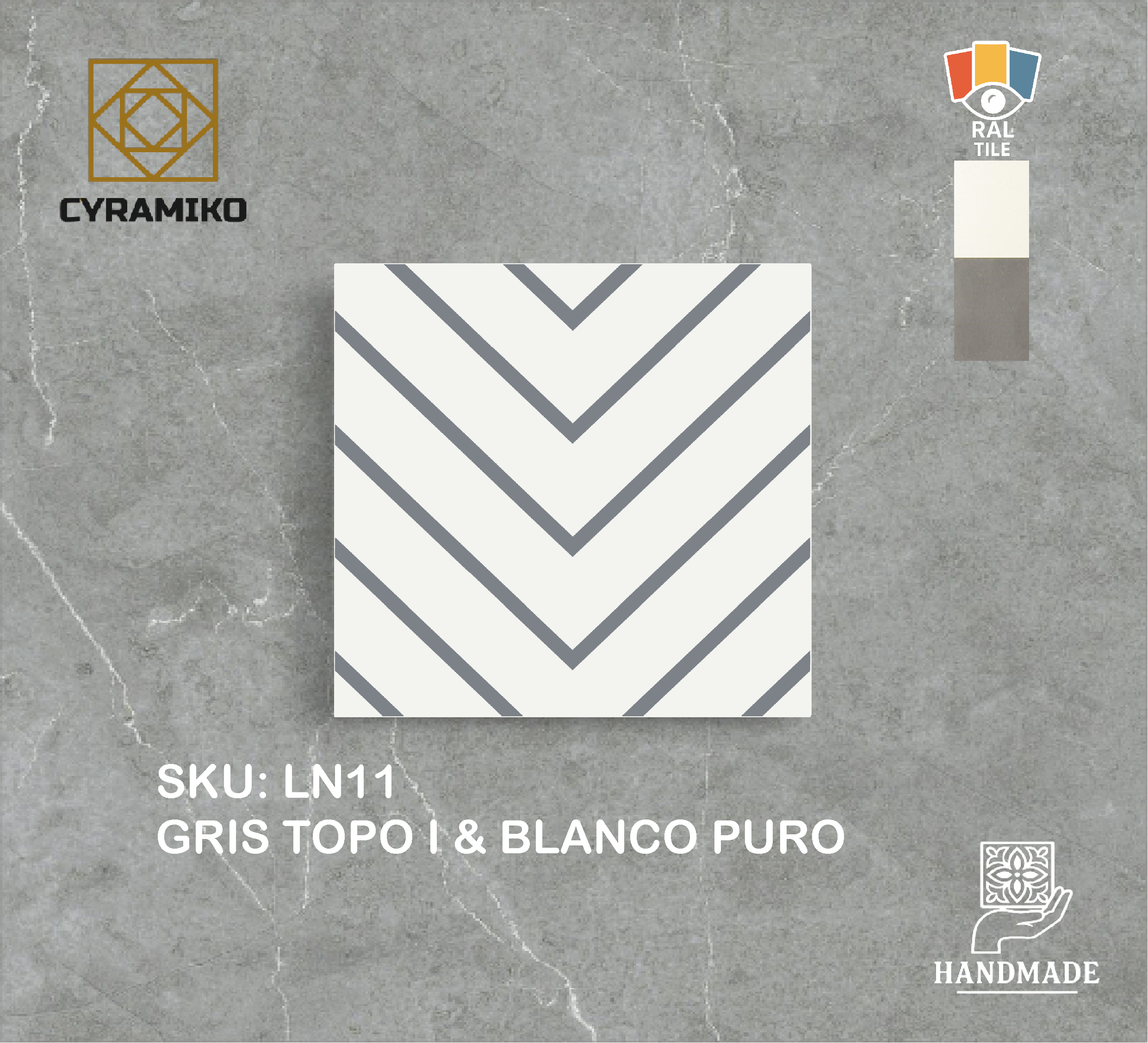 LN11 - GRIS TOPO I & BLANCO PURO