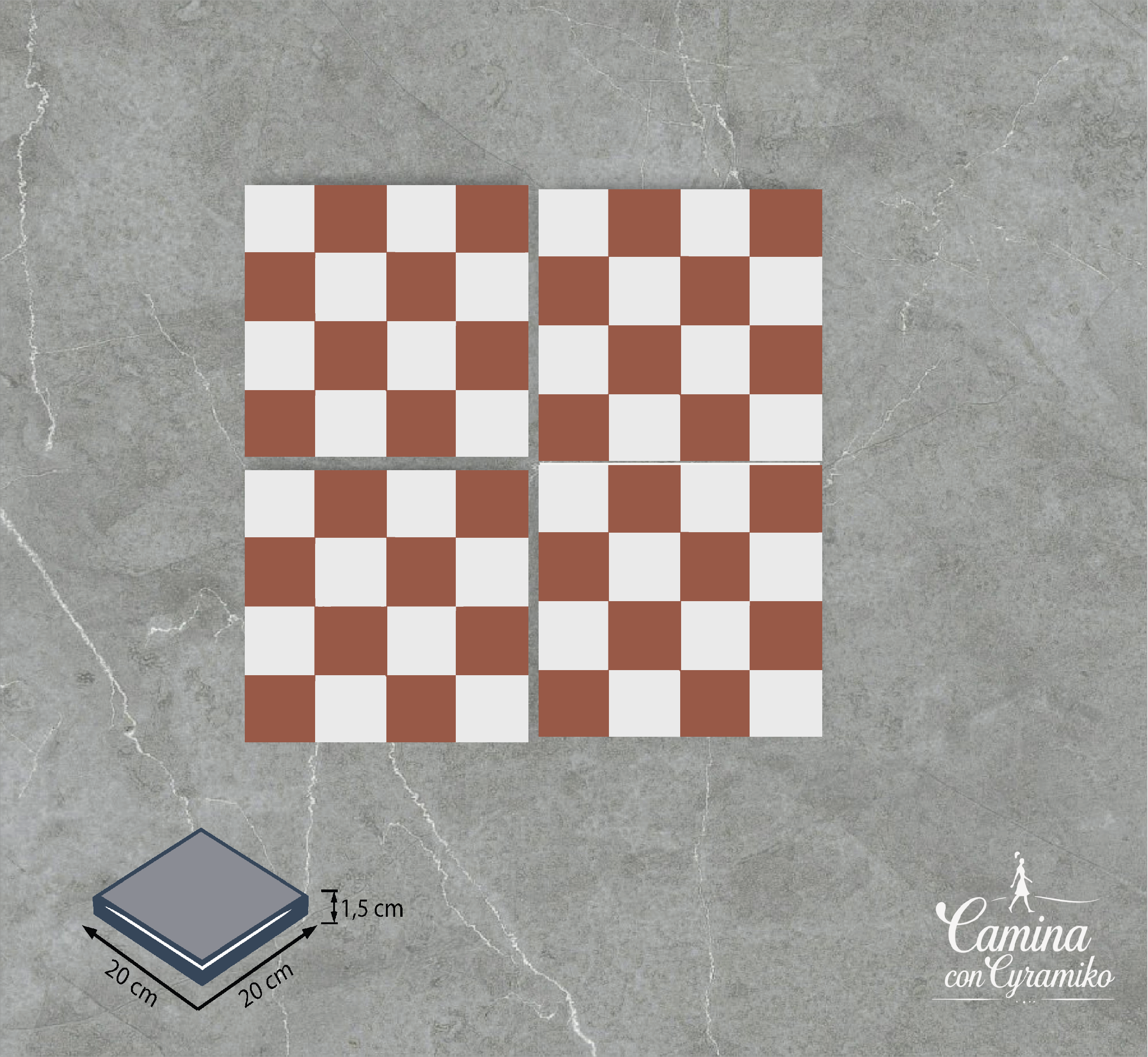 DM29 - BLANCO PURO & COBRE PERLADO