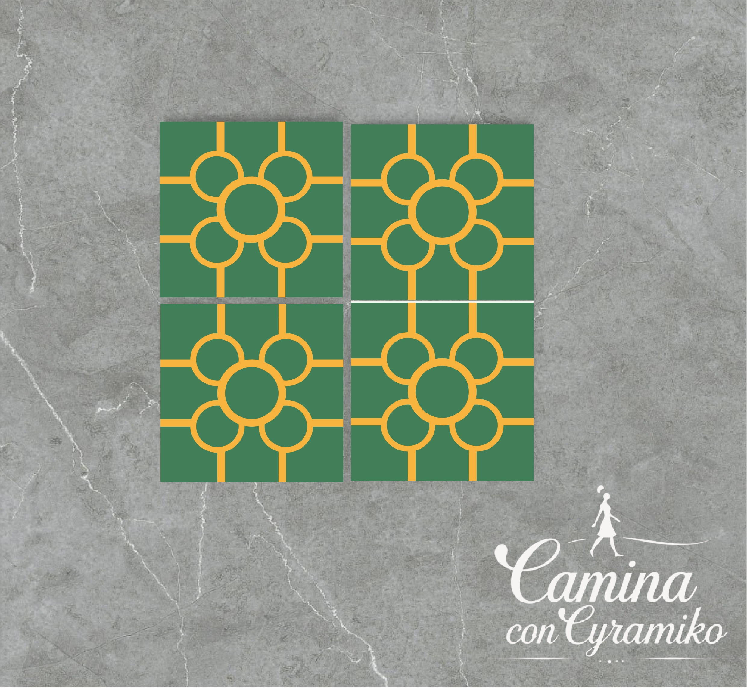 EF15 - VERDE SEÑALES & AMARILLO DALIA