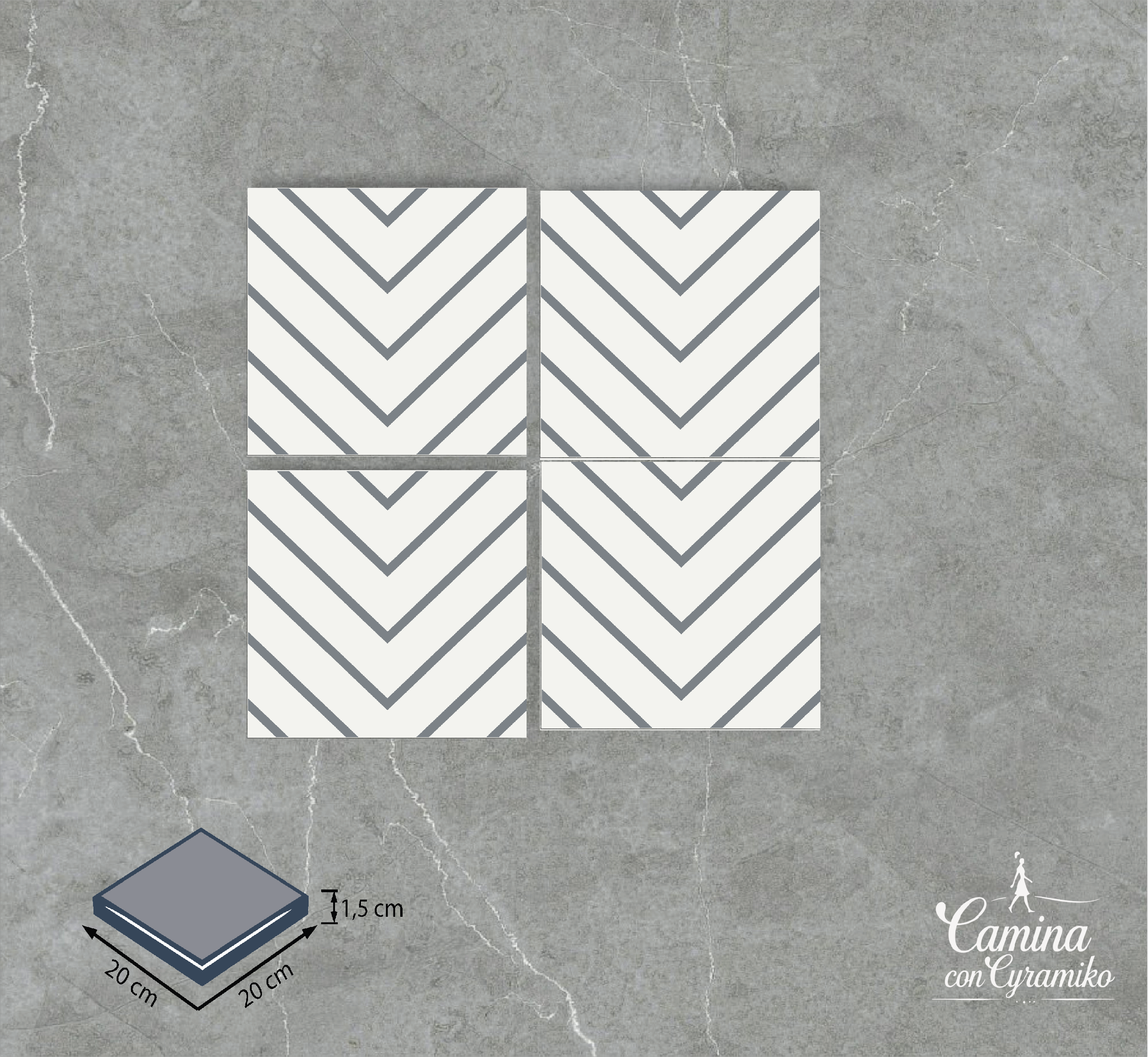 LN11 - GRIS TOPO I & BLANCO PURO