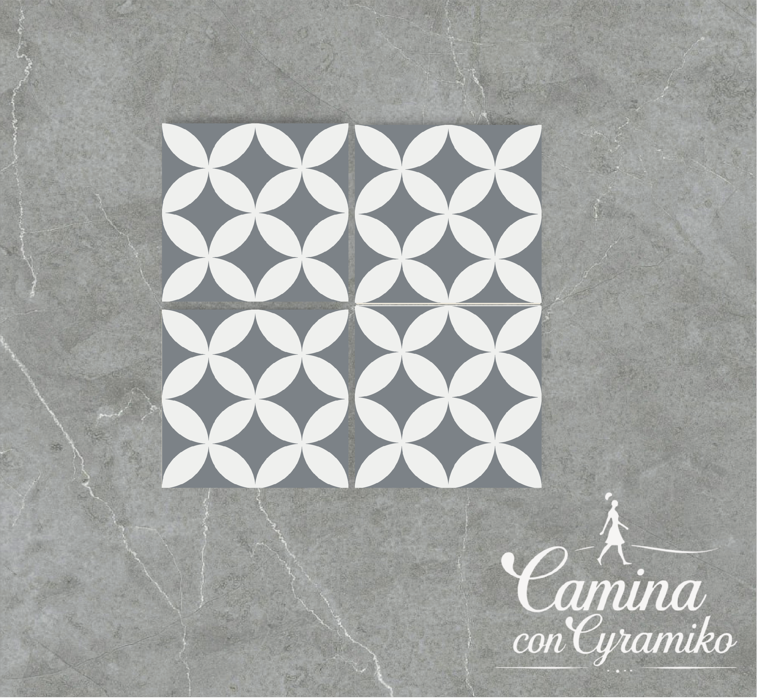 FL03 - BLANCO PURO & GRIS TOPO I