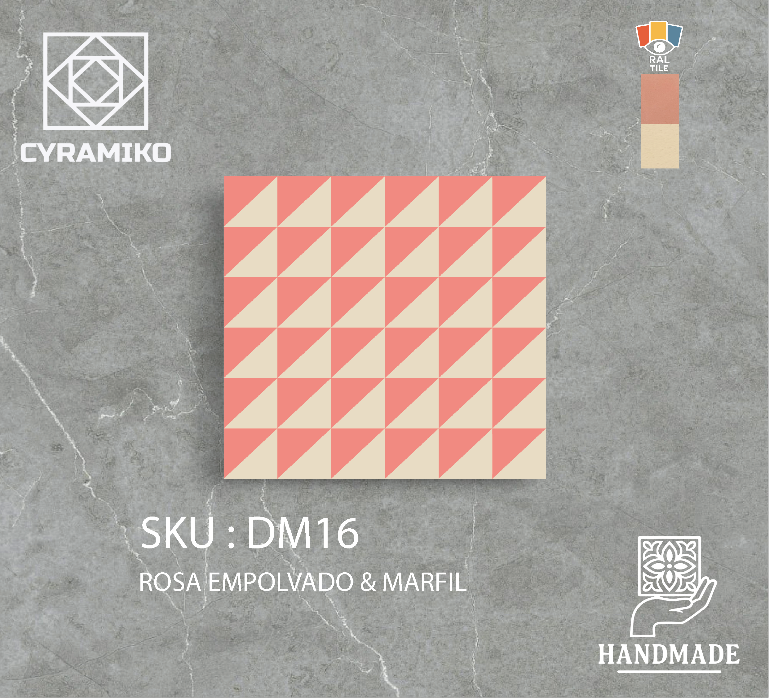 DM16 - MARFIL & ROSA EMPOLVADO